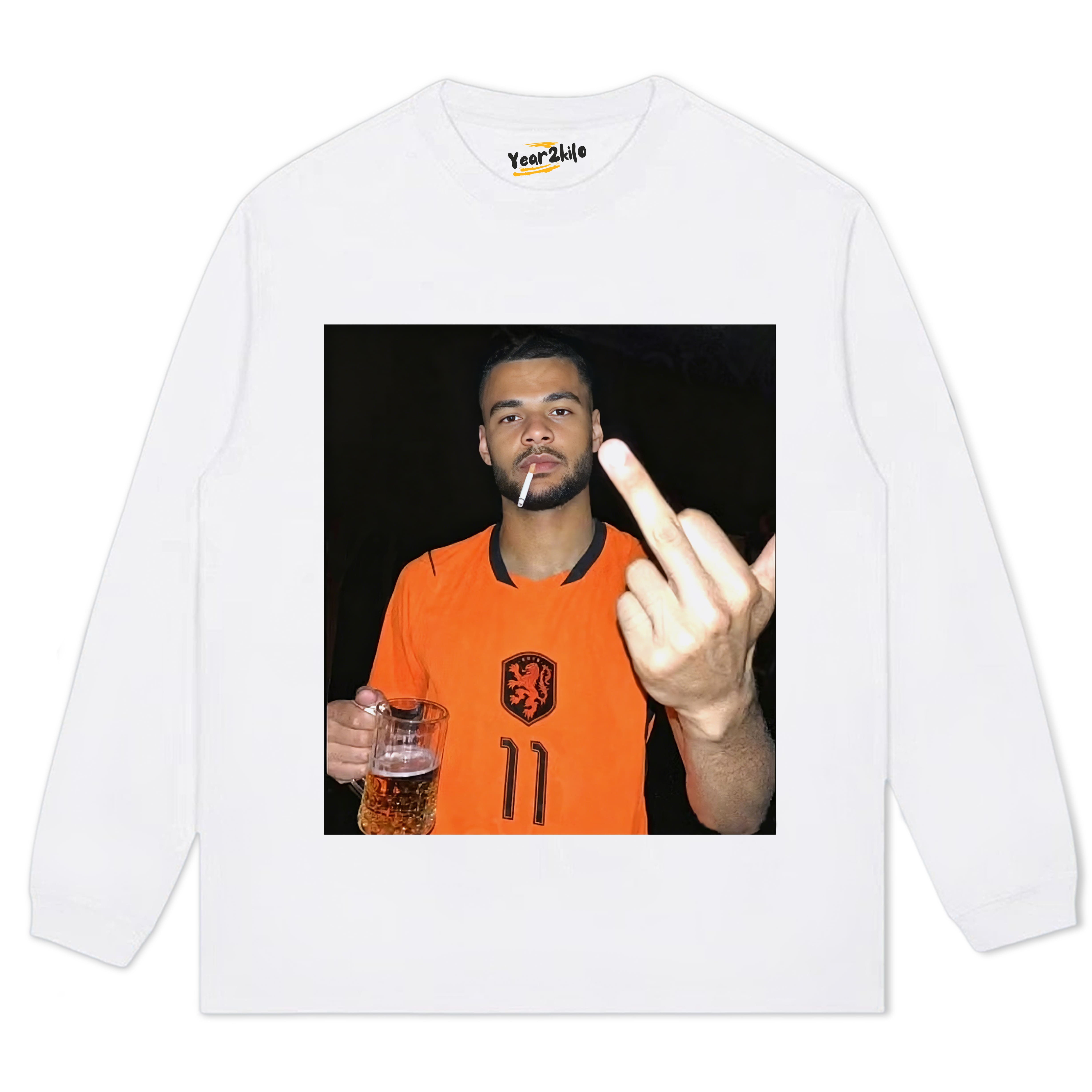 NETHERLANDS FOOTBALL STYLE V6 UNISEX TOP & TEE & LONG SLEEVE & LAYERED LS & HOODIE