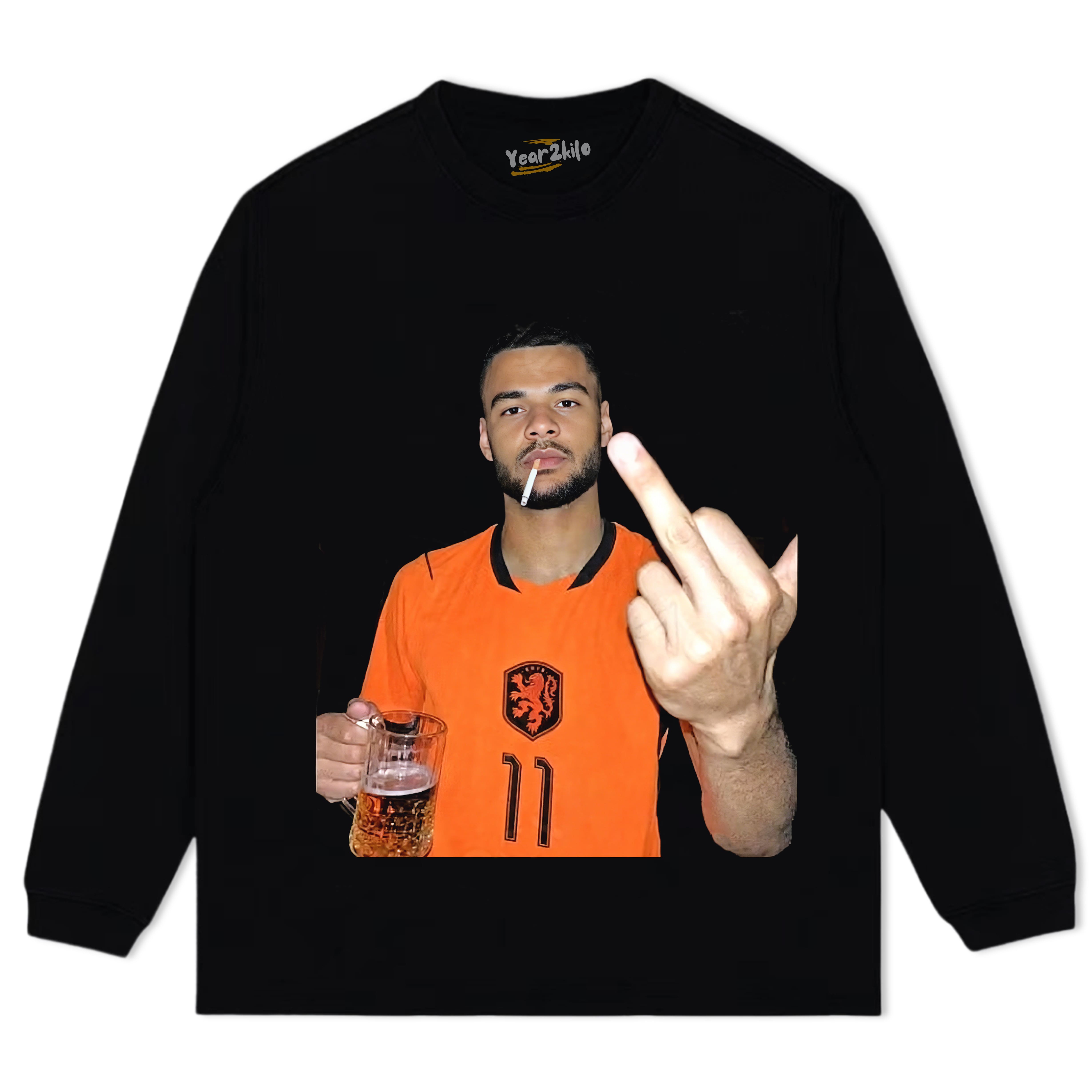 NETHERLANDS FOOTBALL STYLE V6 UNISEX TOP & TEE & LONG SLEEVE & LAYERED LS & HOODIE