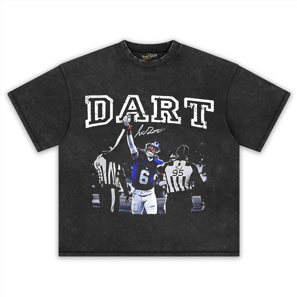NEW YORK GIANTS JAXSON DART 06 THE FANTASTIC MOMENT TEE & LS & HOODIE