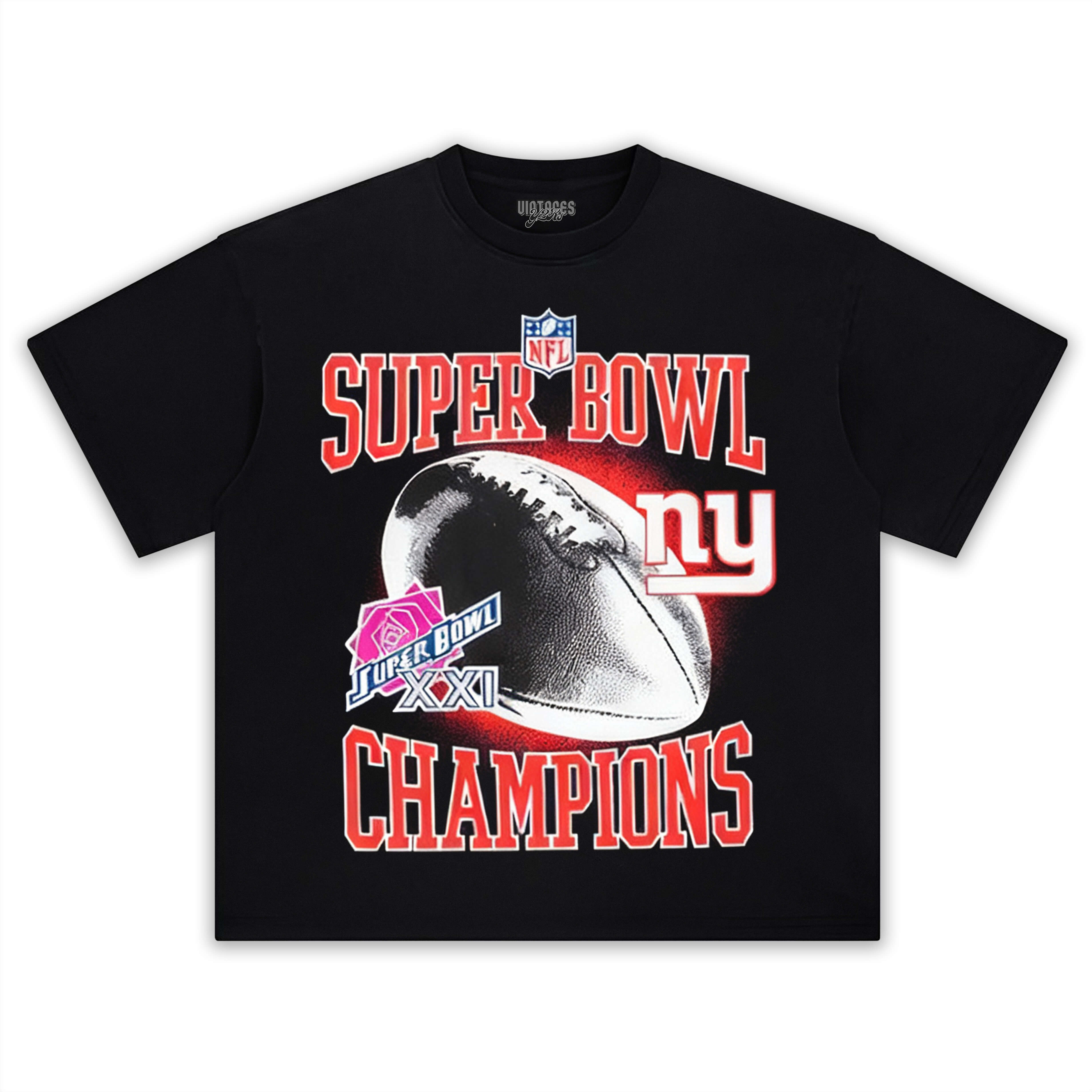 NEW YORK GIANTS HALL OF NFL CHAMPIONS TEE & LS & HOODIE