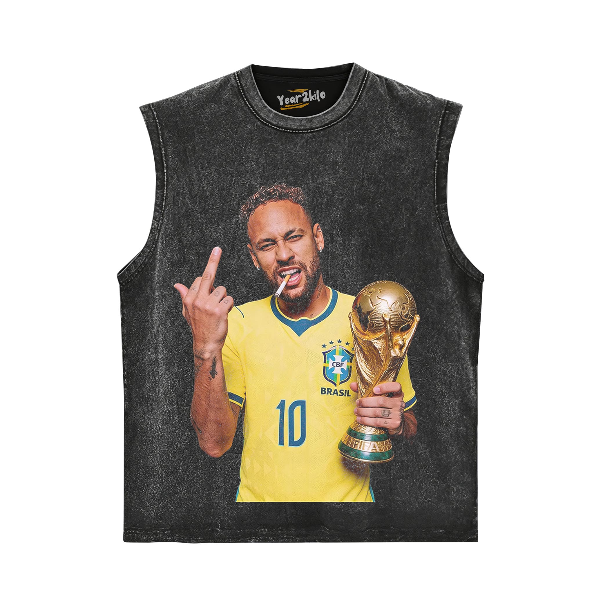 NEYMAR BRAZIL GOAT TANK TOP & TEE & LONG SLEEVE & LAYERED LS & HOODIE