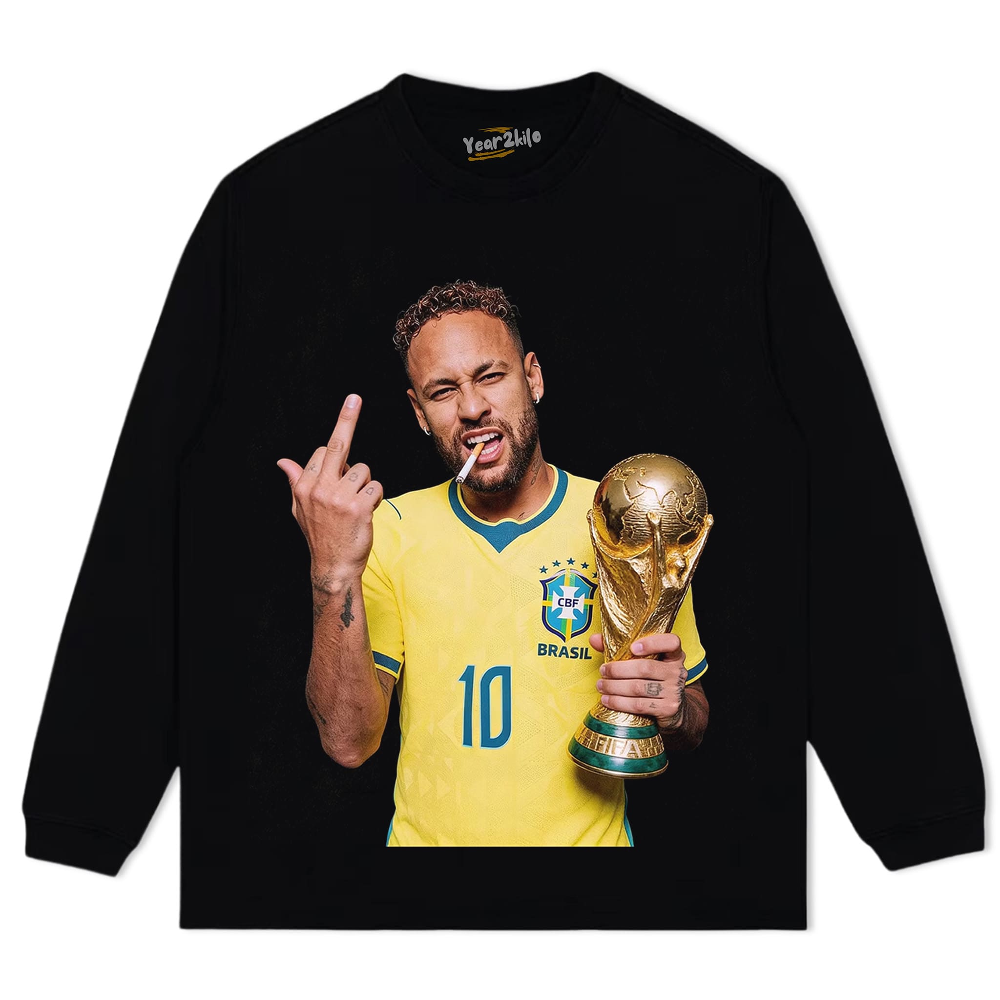 NEYMAR BRAZIL GOAT TANK TOP & TEE & LONG SLEEVE & LAYERED LS & HOODIE