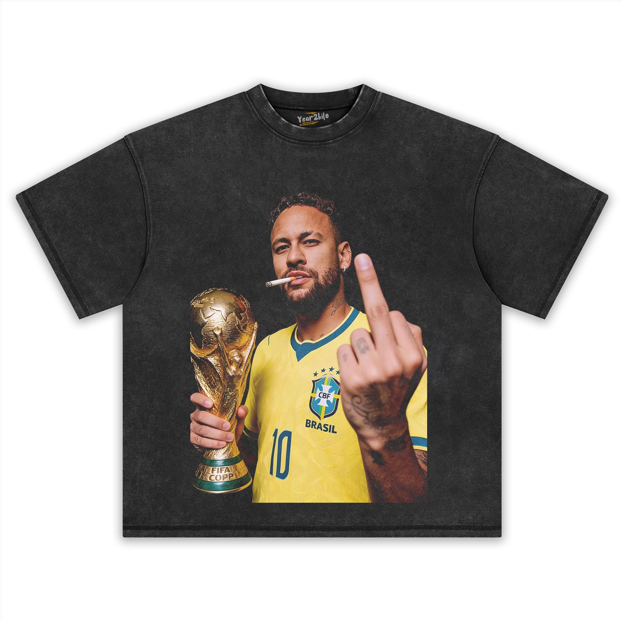 NEYMAR BRAZIL GOAT V2 TANK TOP & TEE & LONG SLEEVE & LAYERED LS & HOODIE