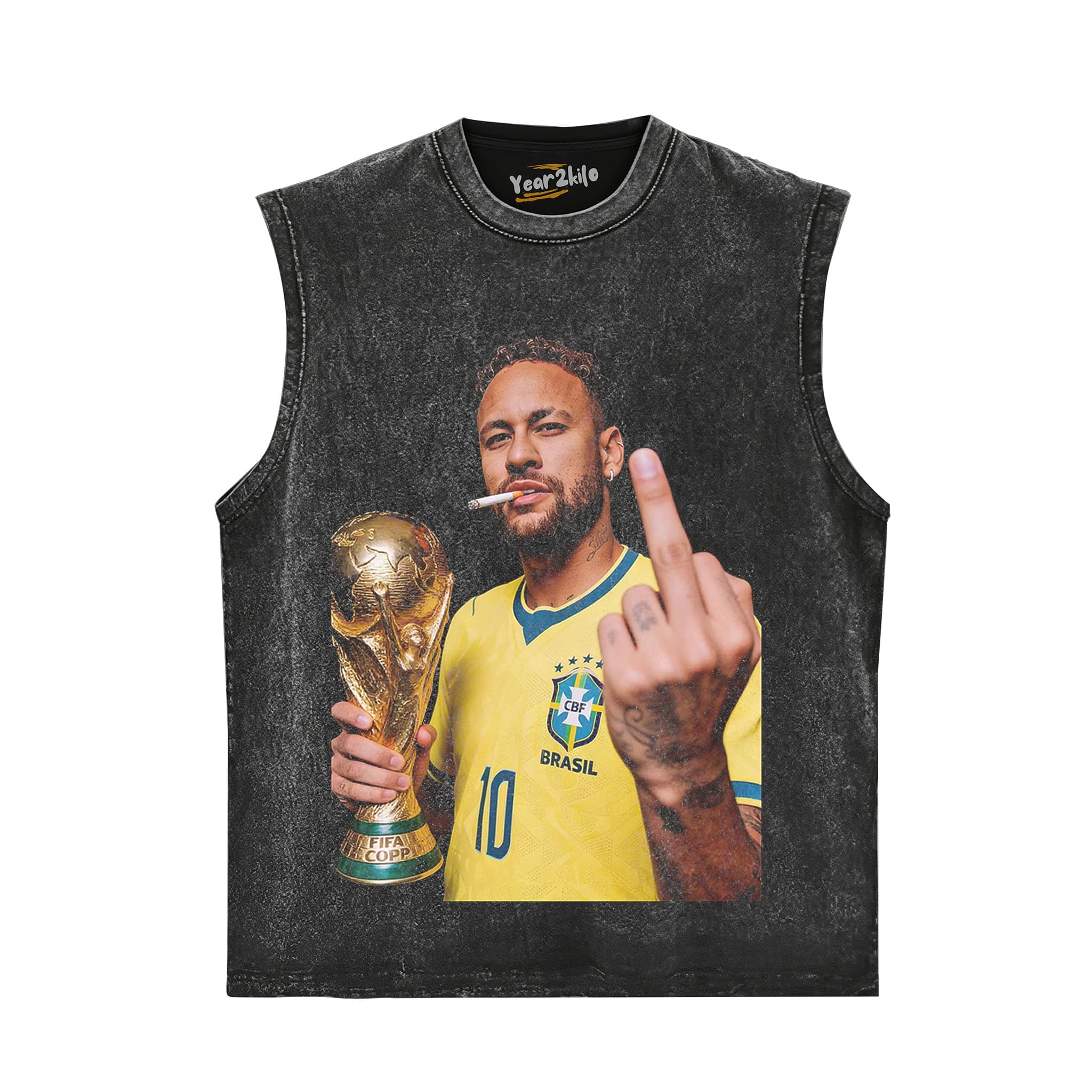 NEYMAR BRAZIL GOAT V2 TANK TOP & TEE & LONG SLEEVE & LAYERED LS & HOODIE