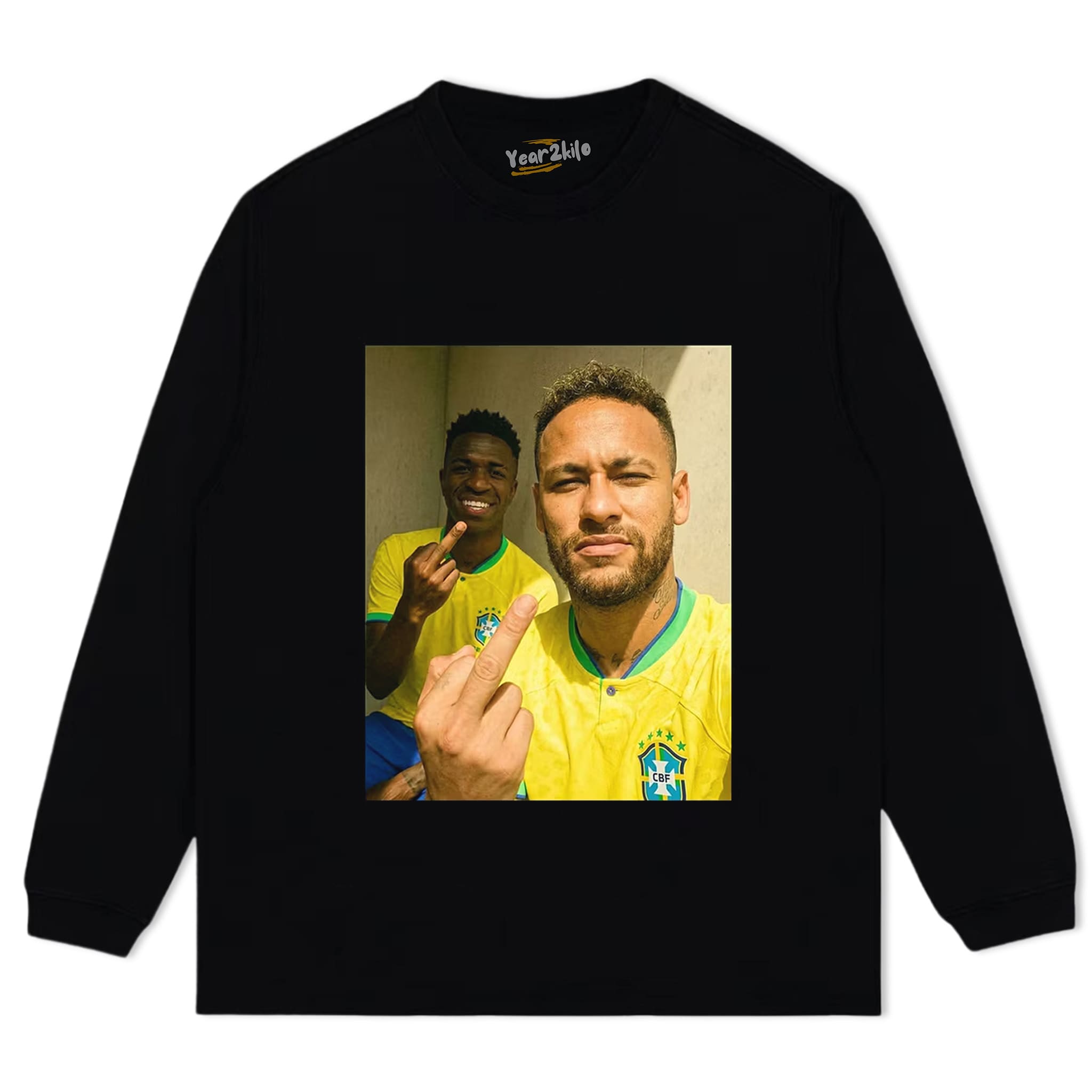 NEYMAR & VINÍCIUS JÚNIOR V2 TANK TOP & TEE & LONG SLEEVE & LAYERED LS & HOODIE