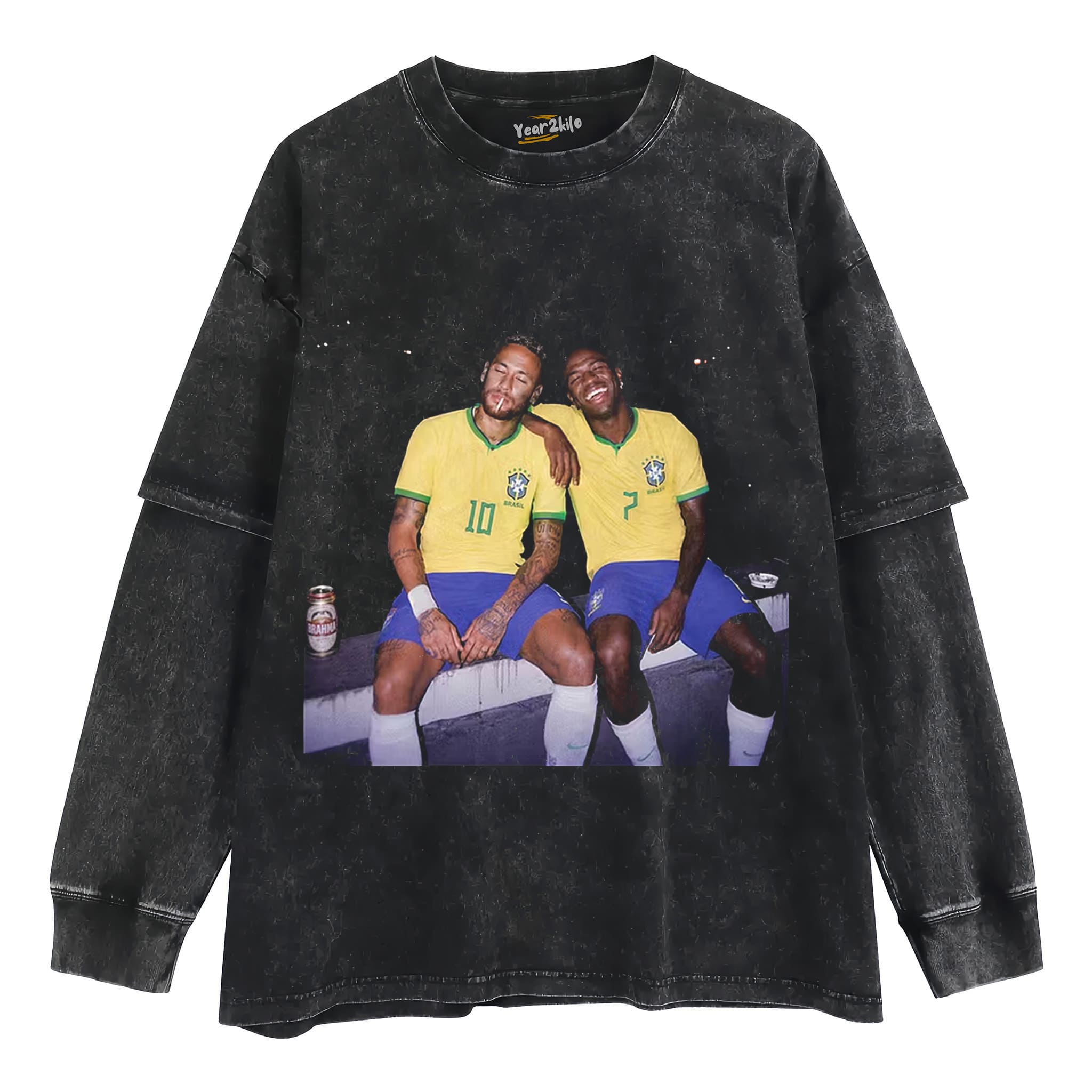 NEYMAR & VINÍCIUS JÚNIOR V3 TANK TOP & TEE & LONG SLEEVE & LAYERED LS & HOODIE