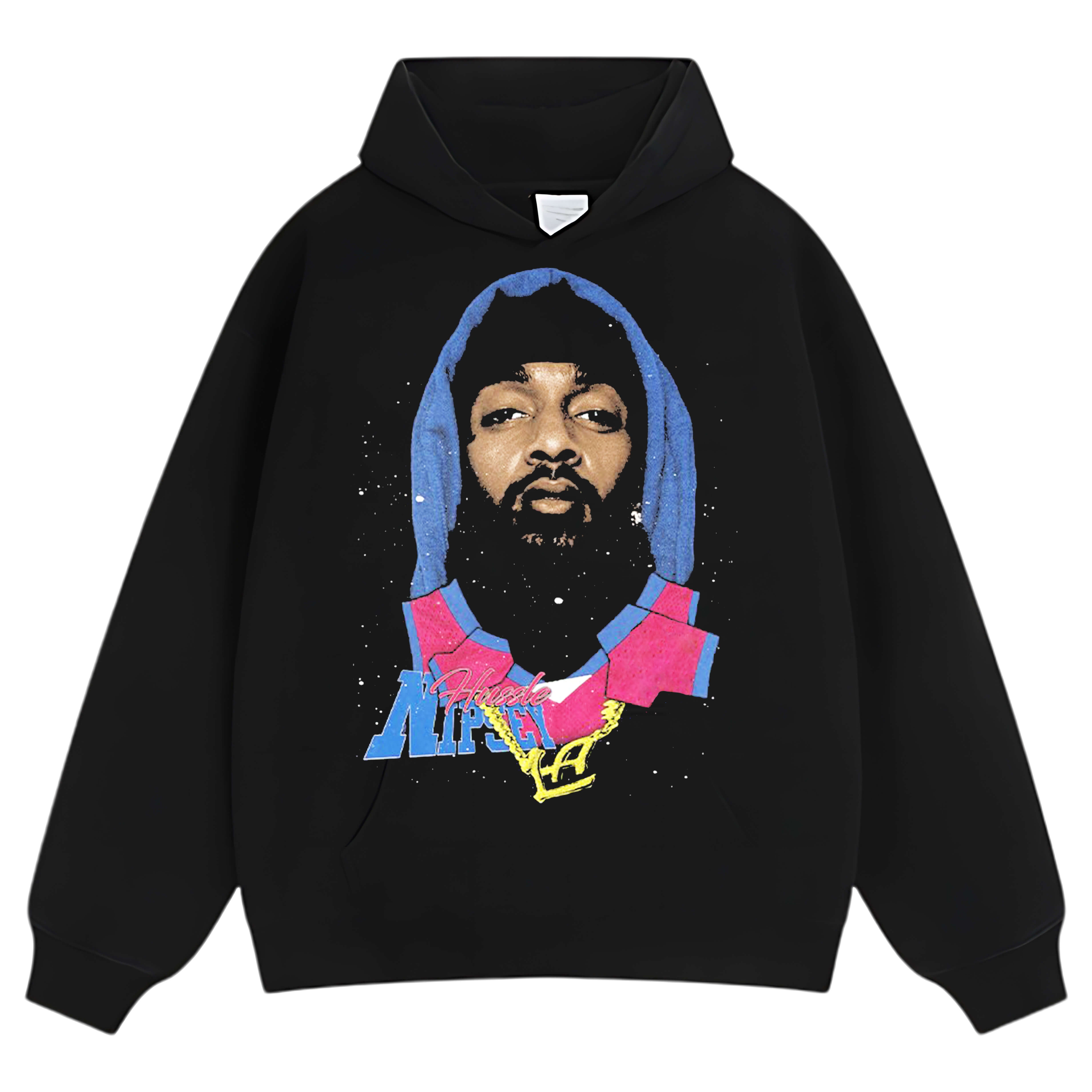 NIPSEY HUSSLE VINTAGE RAP V2 TEE & LS & HOODIE