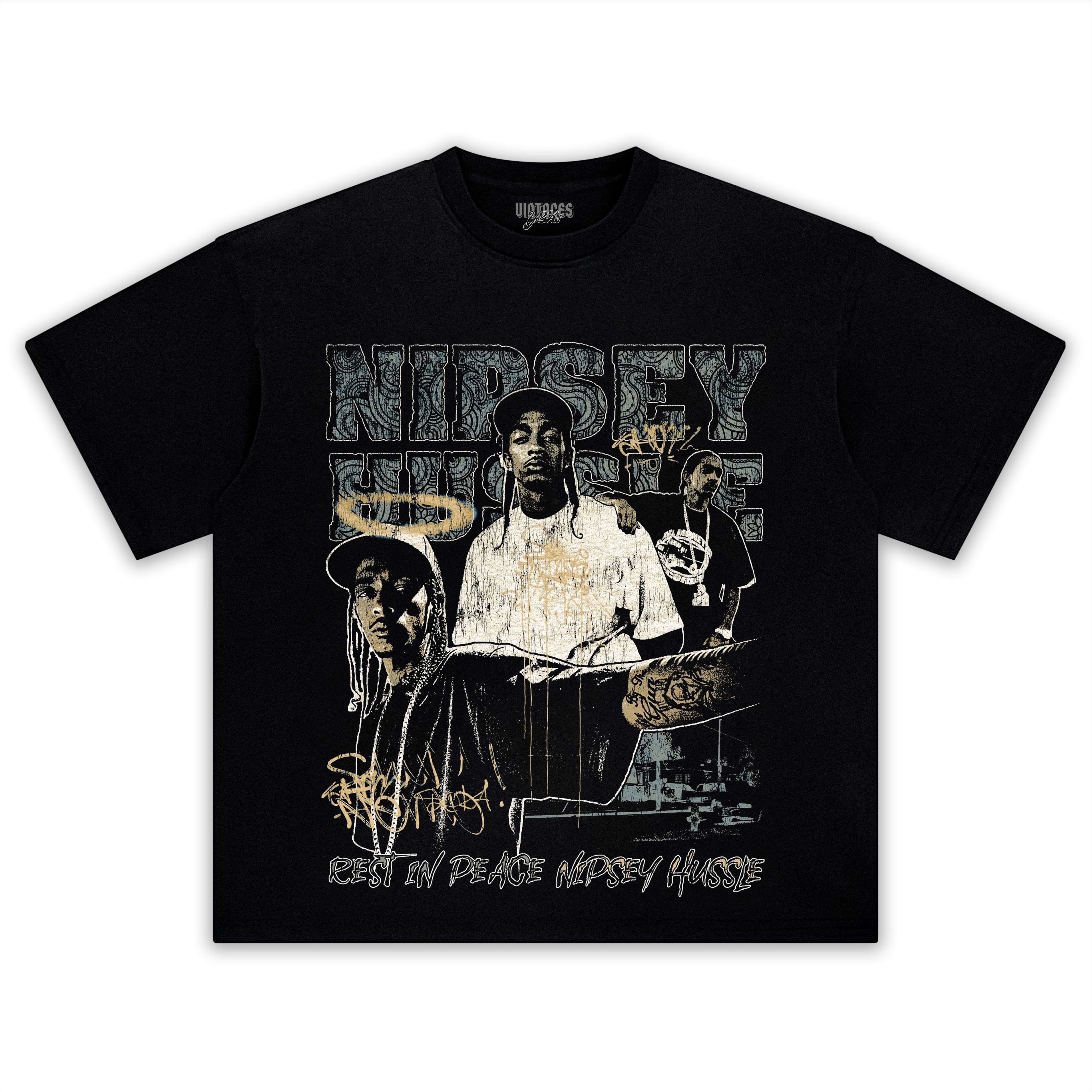 NIPSEY HUSSLE-VINTAGE STYLE TEE & LS & HOODIE