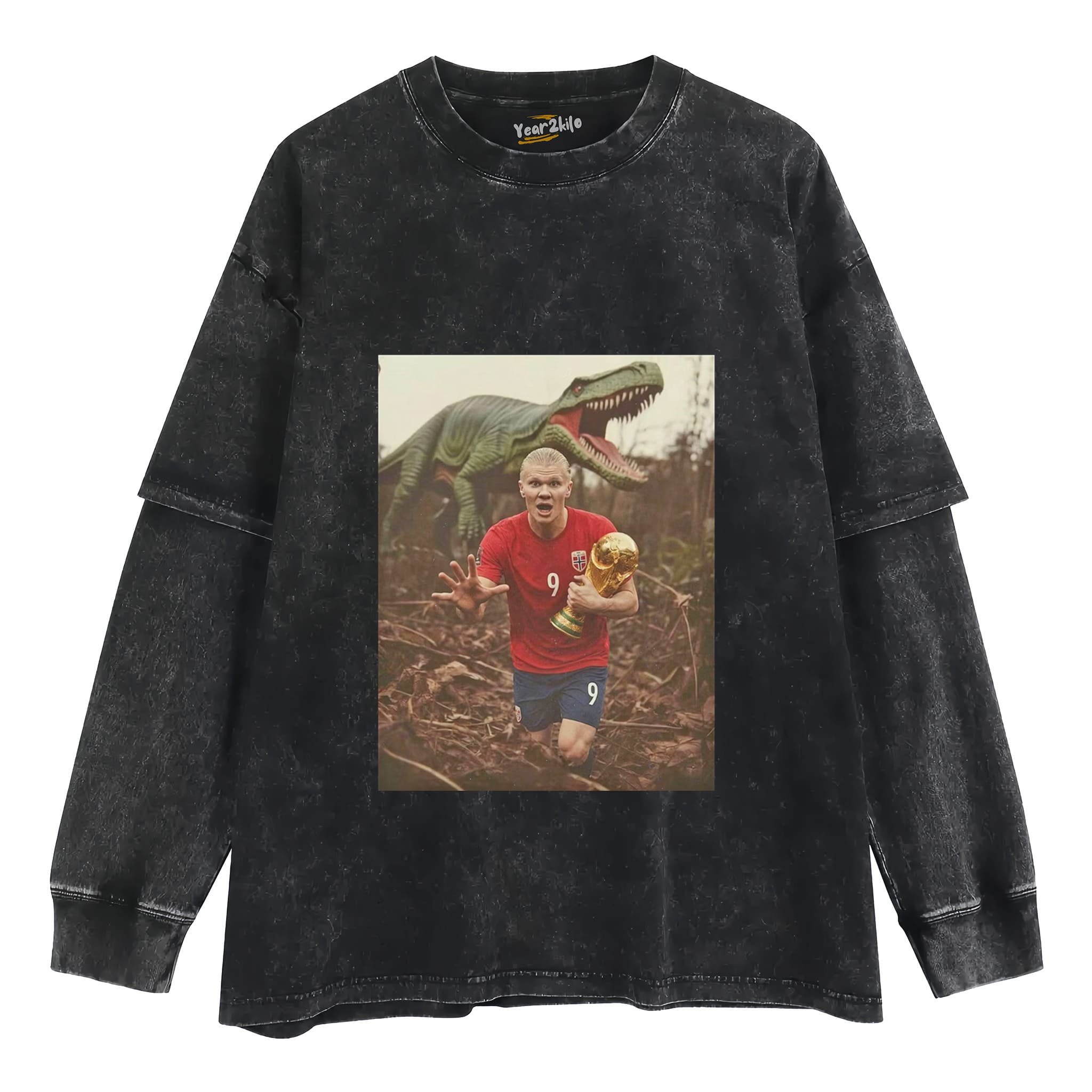 NORWAY HAALAND FUNNY VINTAGE TANK TOP & TEE & LONG SLEEVE & LAYERED LS & HOODIE