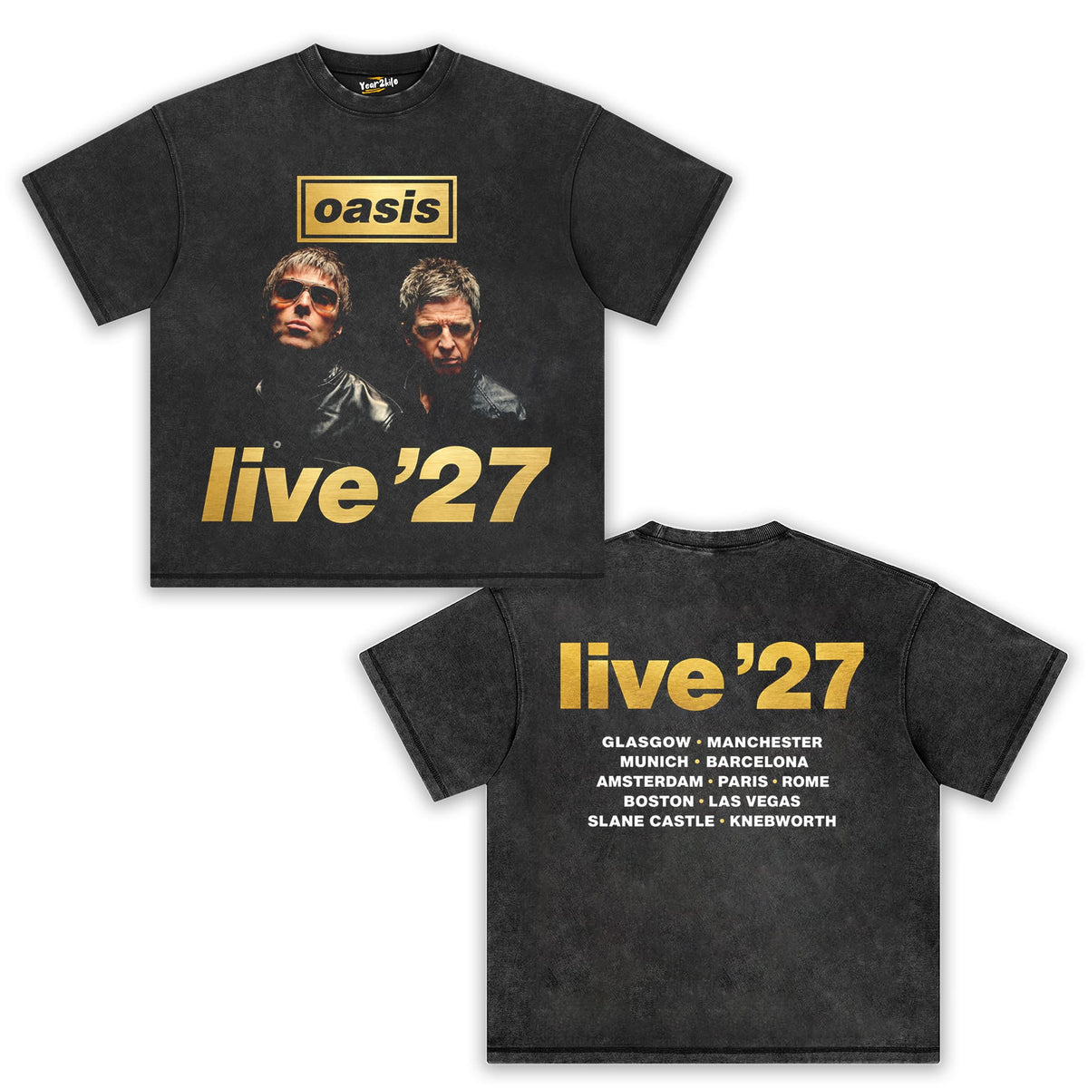 OASIS LIVE 27 TANK TOP & TEE