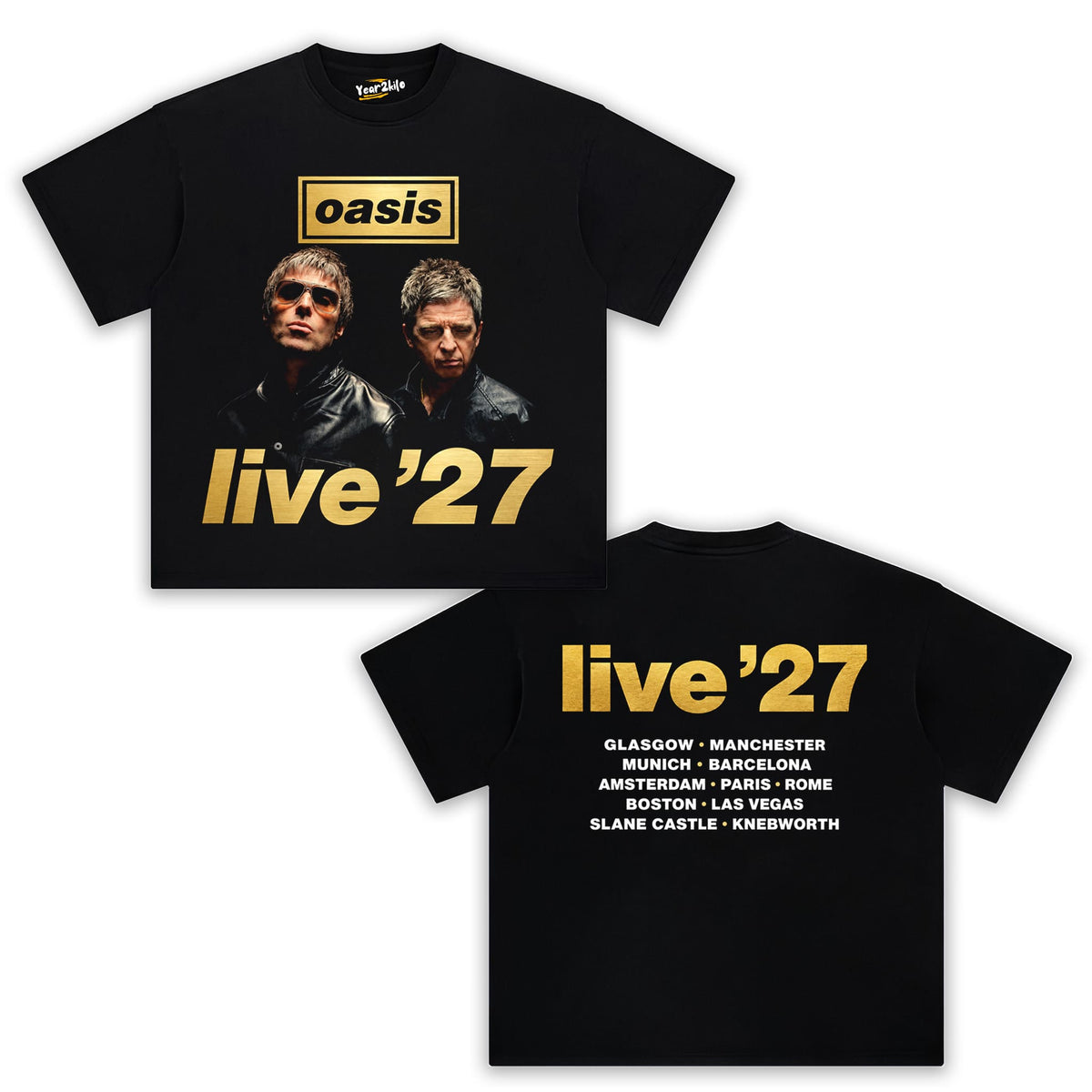 OASIS LIVE 27 TANK TOP & TEE