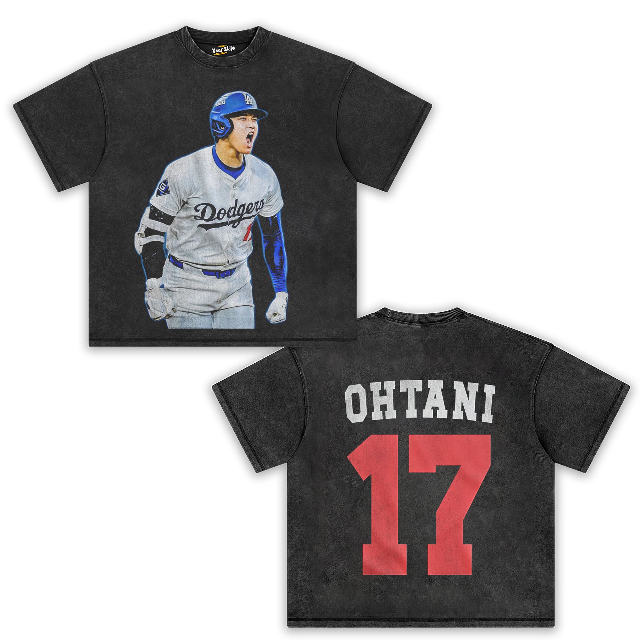 OHTANI MULTI PRINT V1 TANK TOP & TEE & LONG SLEEVE & LAYERED LS & HOODIE