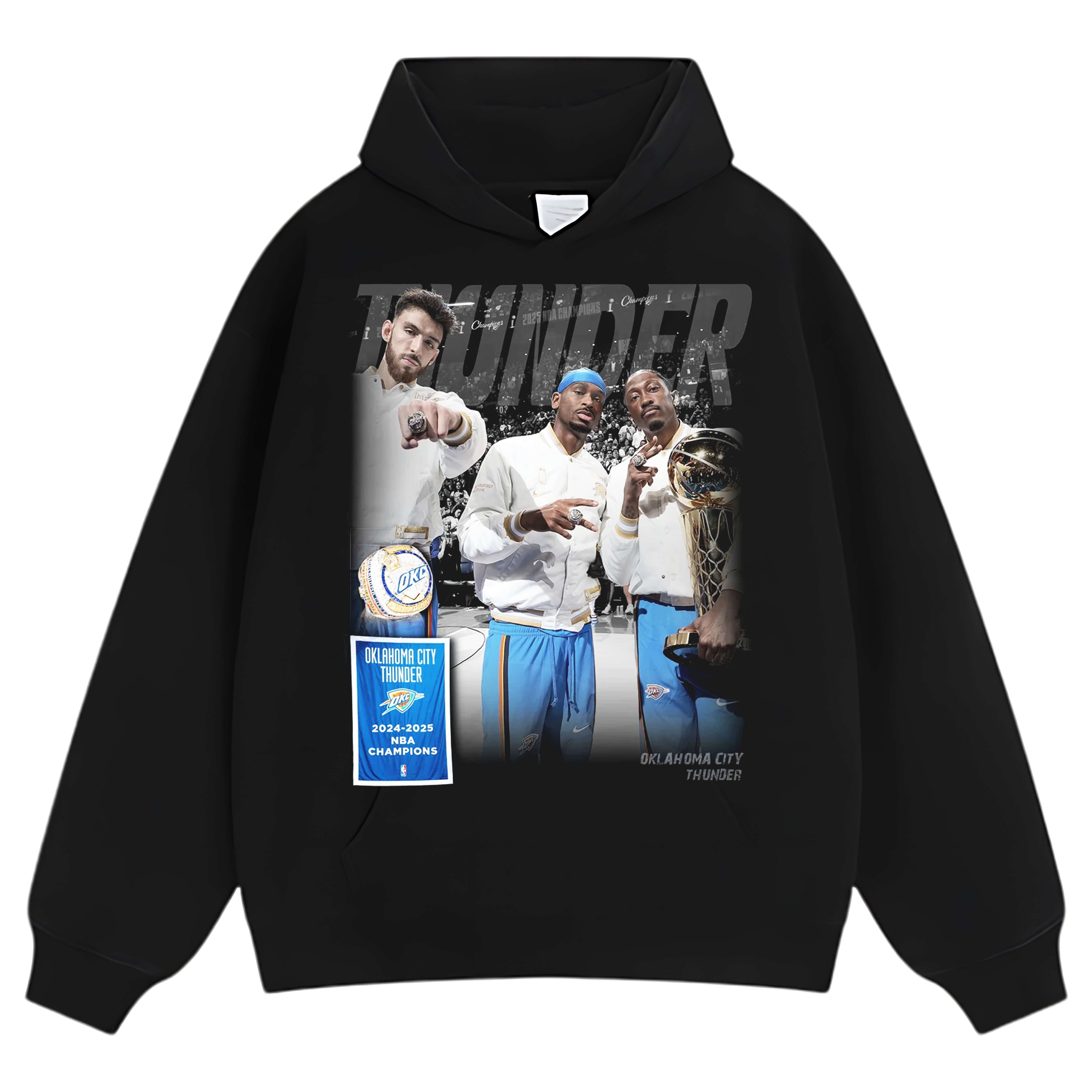 OKC THUNDER & CHAMPIONS TEE & LS & HOODIE