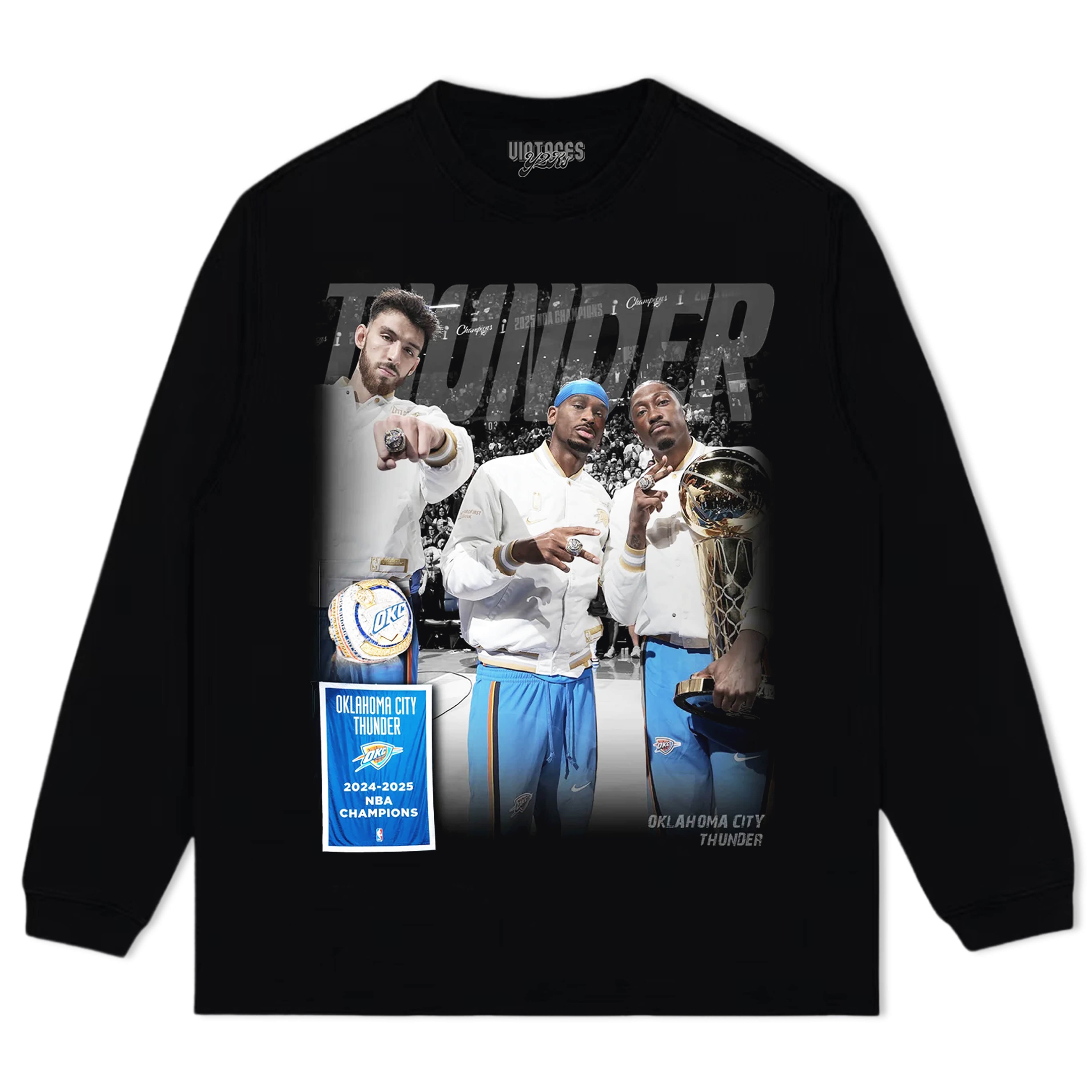 OKC THUNDER & CHAMPIONS TEE & LS & HOODIE