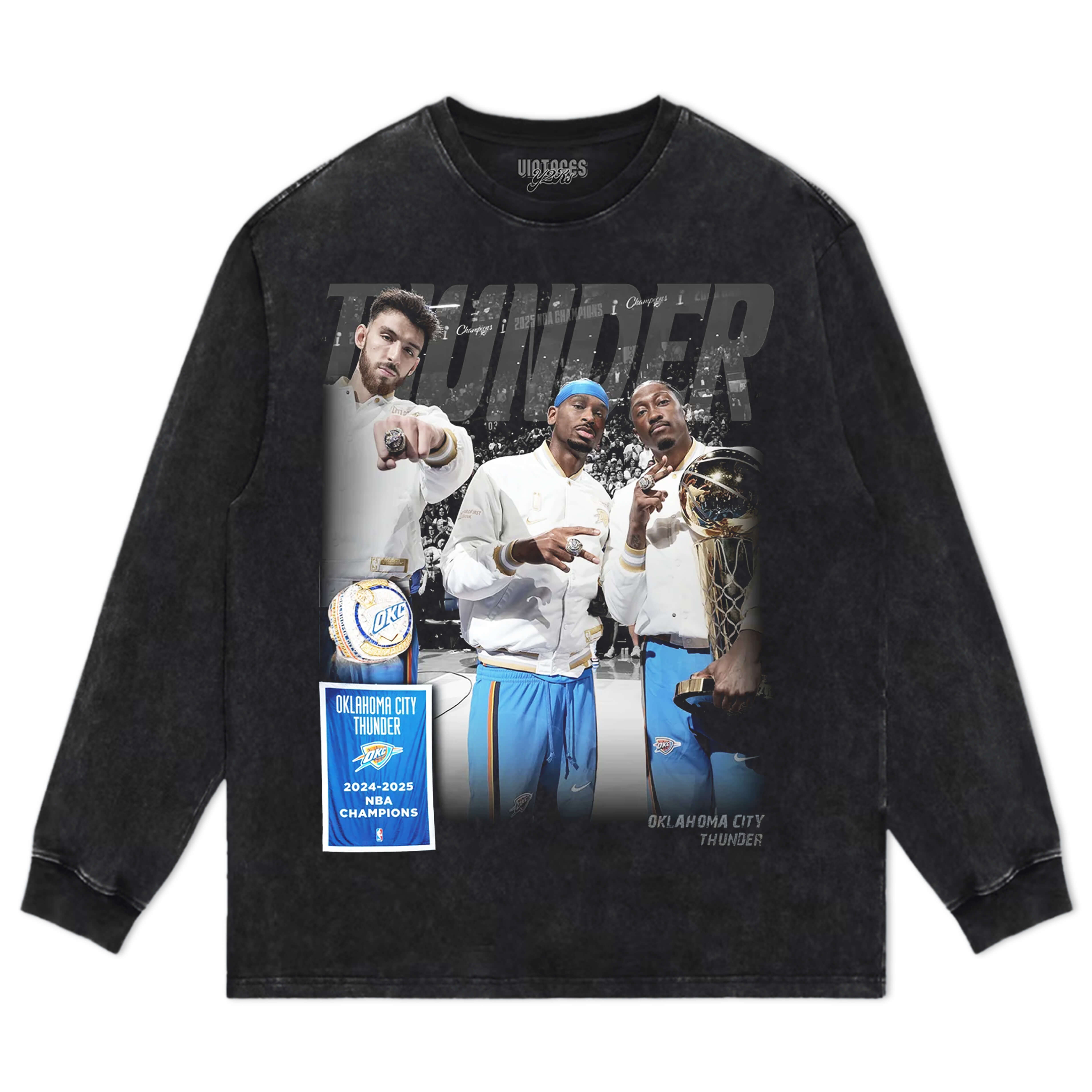 OKC THUNDER & CHAMPIONS TEE & LS & HOODIE