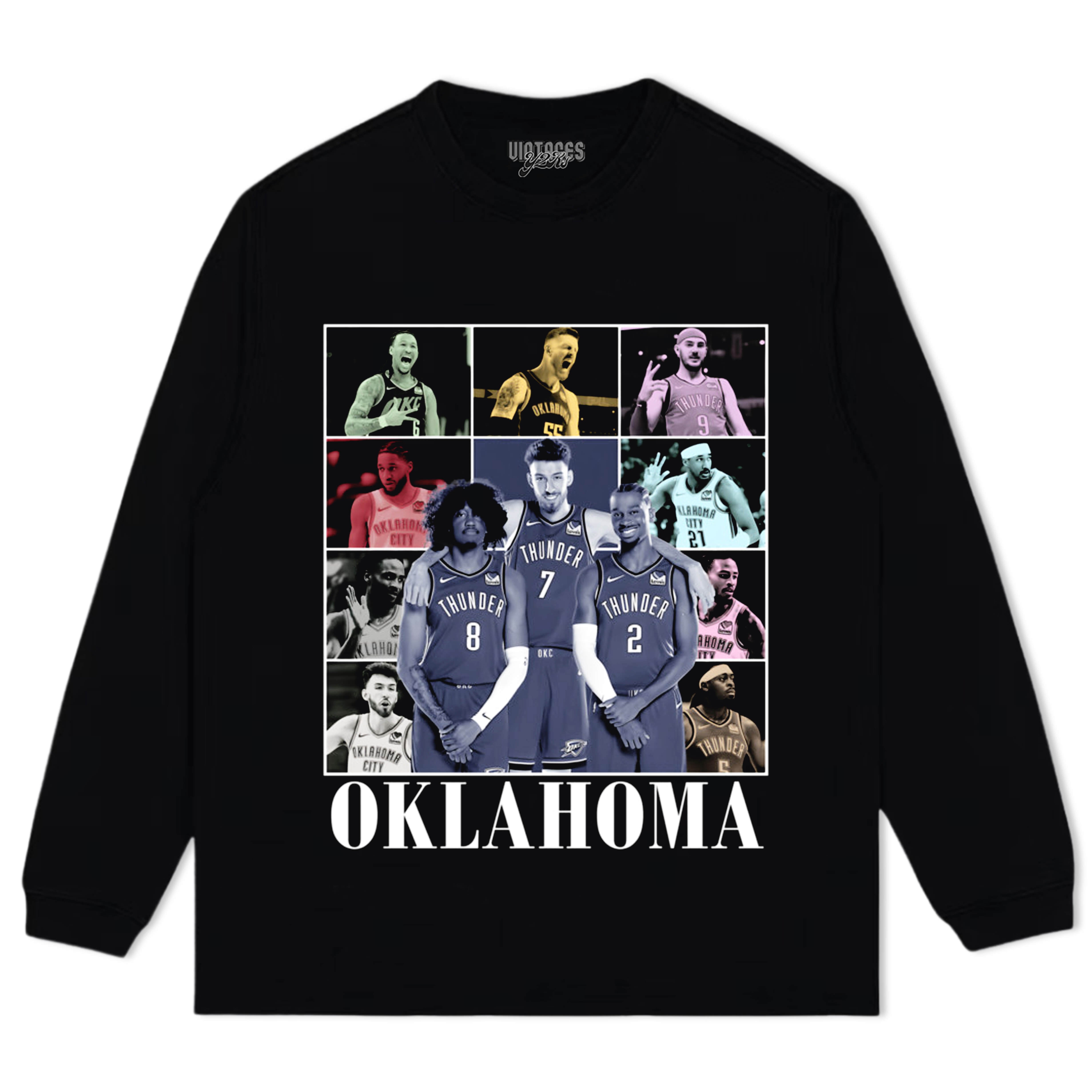 OKLAHOMA CITY BASKETBALL TEE & LS & HOODIE