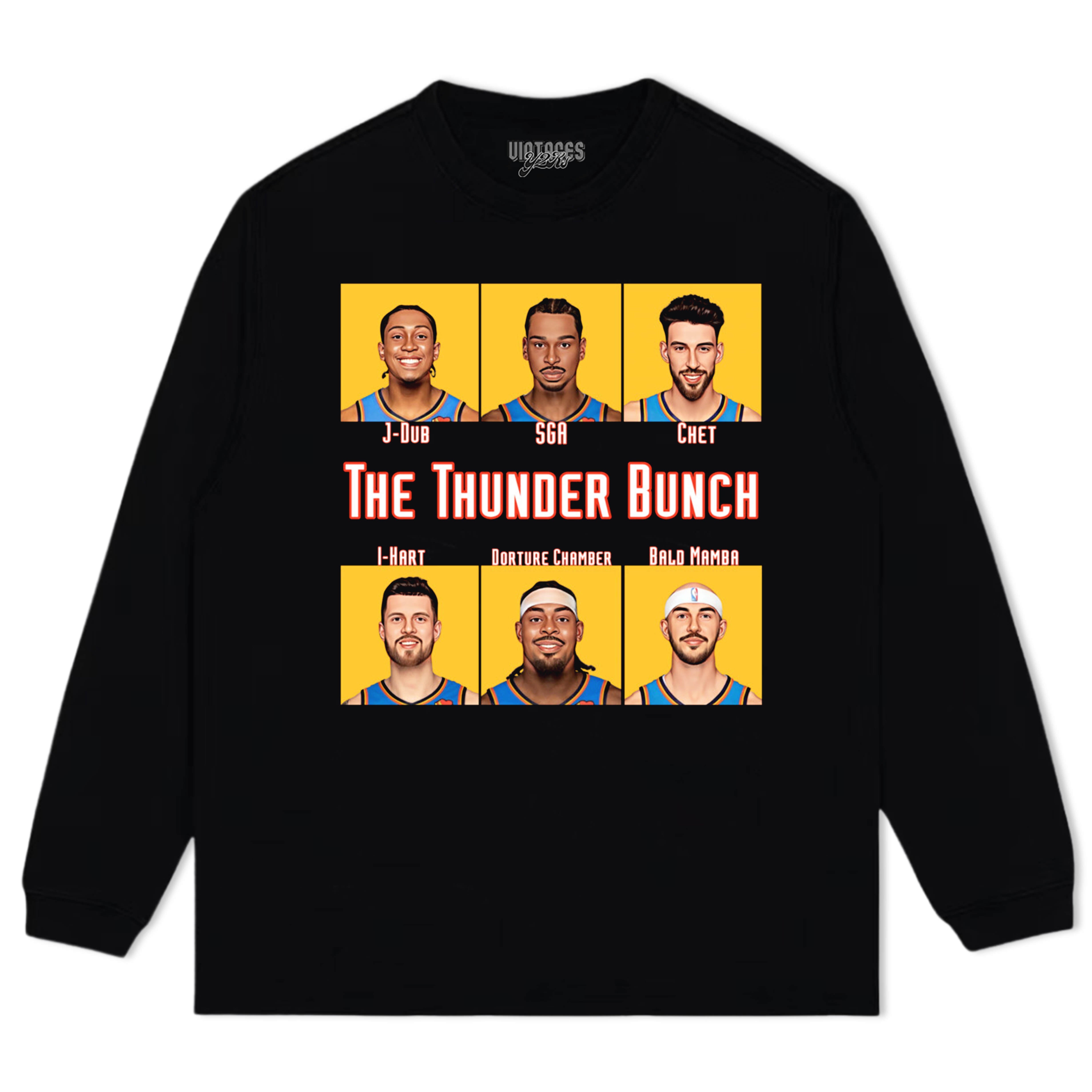 OKLAHOMA CITY THUNDER TEE & LS & HOODIE