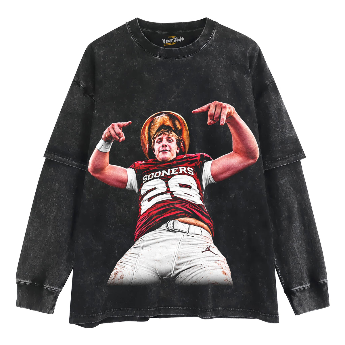 OU - HORNS DOWN TANK TOP & TEE & LONG SLEEVE & LAYERED LS & HOODIE
