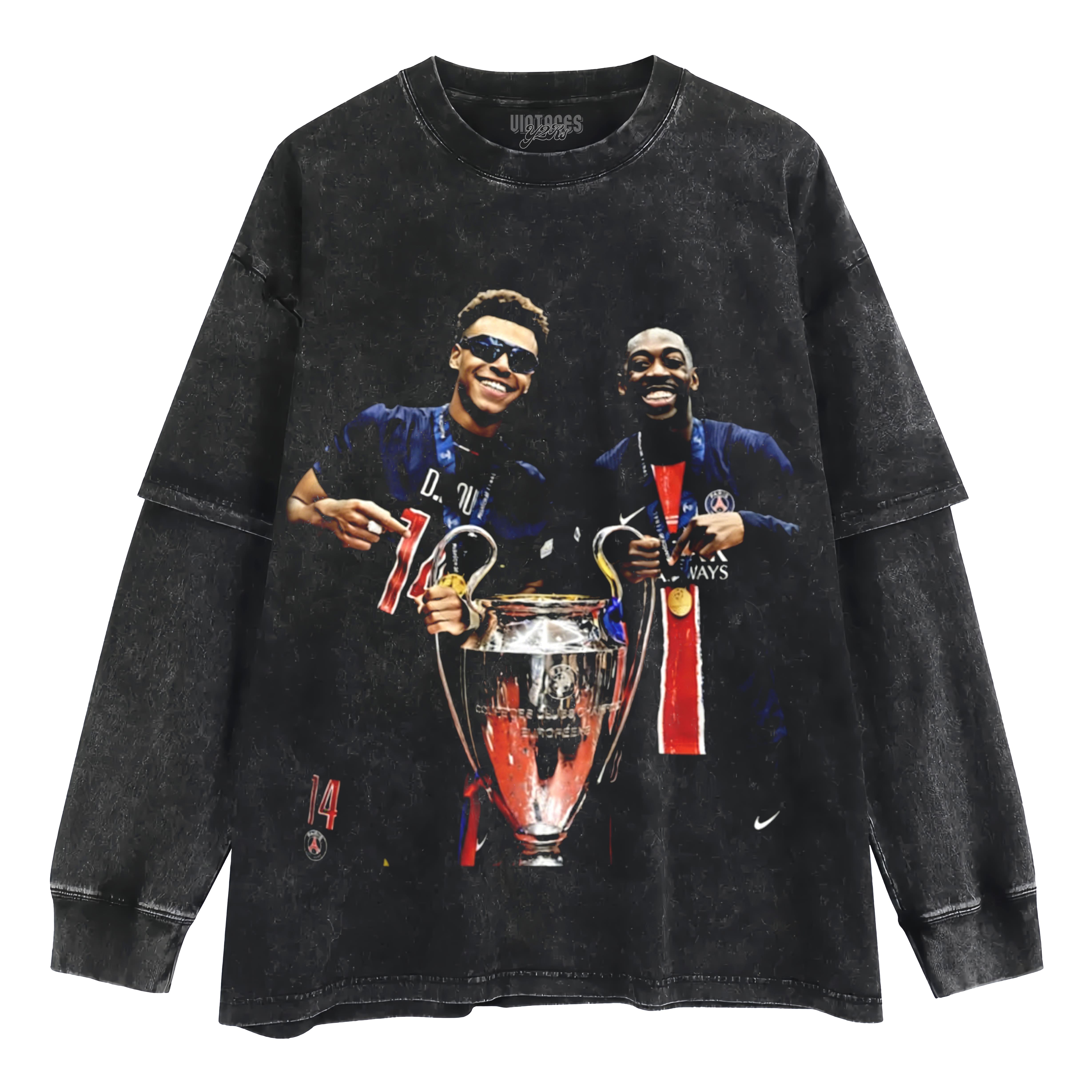 OUSMANE DEMBELE & DESIRE DOUE TROPHY LAYERED LONG SLEEVE