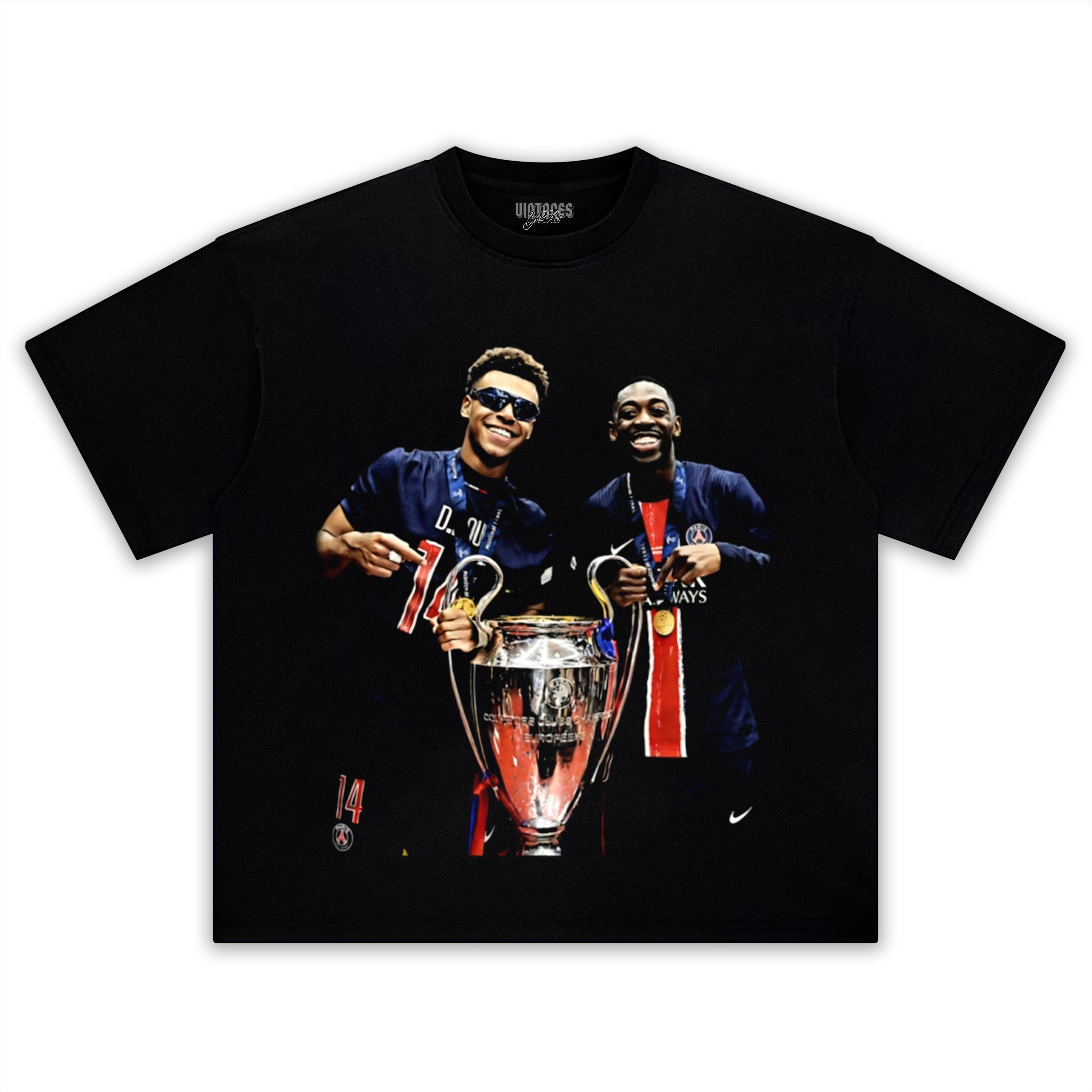 OUSMANE DEMBELE & DESIRE DOUE TROPHY TEE & LS & HOODIE