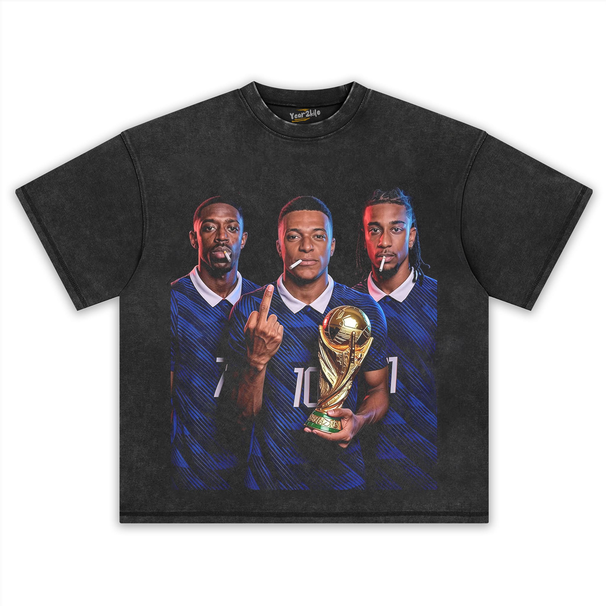 OUSMANE DEMBÉLÉ & KYLIAN MBAPPÉ & MICHAEL OLISE TANK TOP & TEE & LONG SLEEVE & LAYERED LS & HOODIE