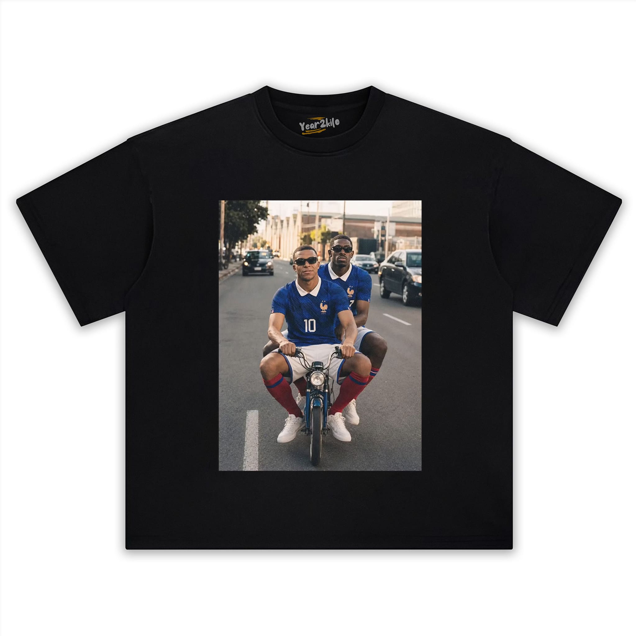 OUSMANE DEMBÉLÉ & KYLIAN MBAPPÉ FRANCE TANK TOP & TEE & LONG SLEEVE & LAYERED LS & HOODIE