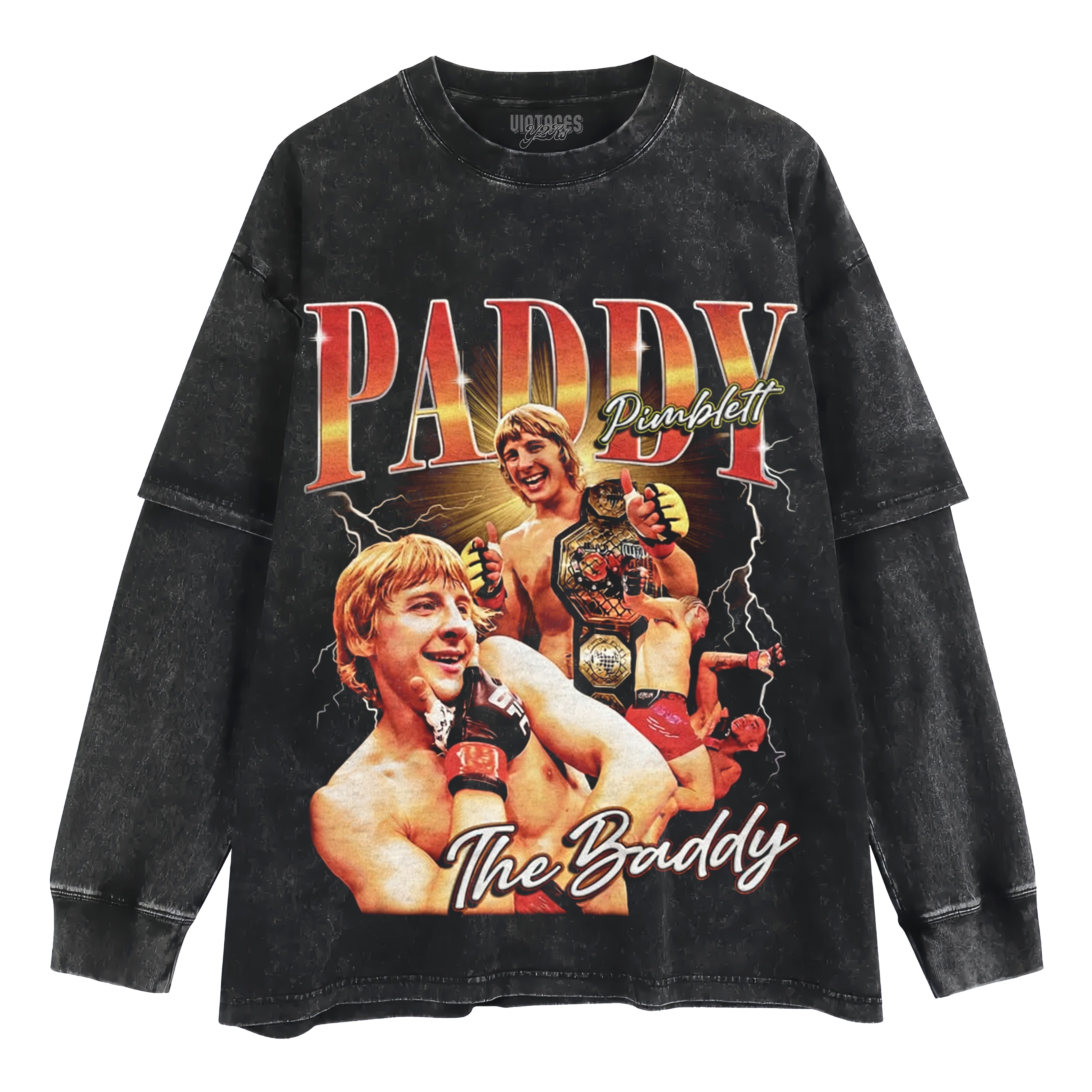 PADDY PIMBLETT VINTAGE LAYERED LONG SLEEVE