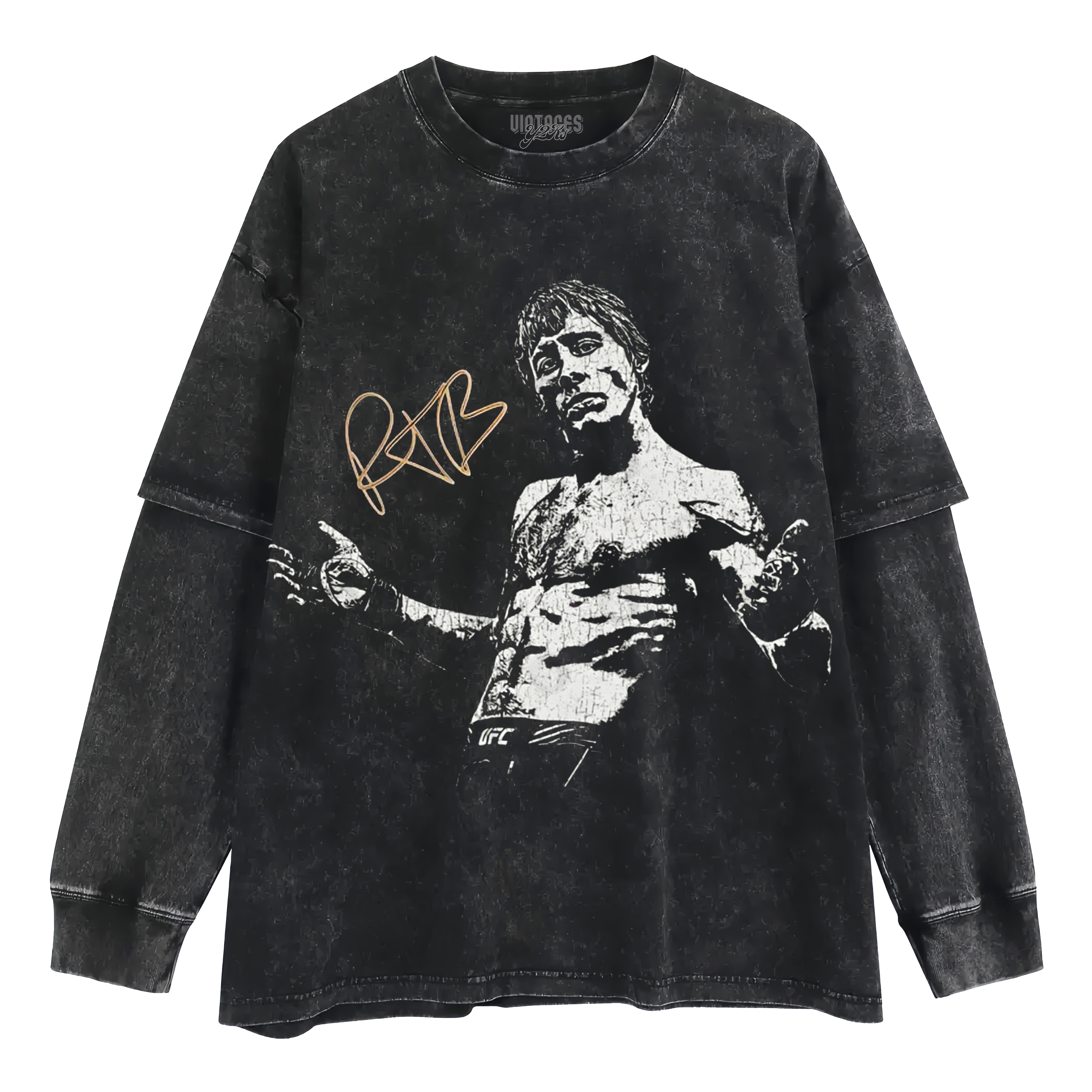 PADDY PIMBLETT VINTAGE V2 LAYERED LONG SLEEVE