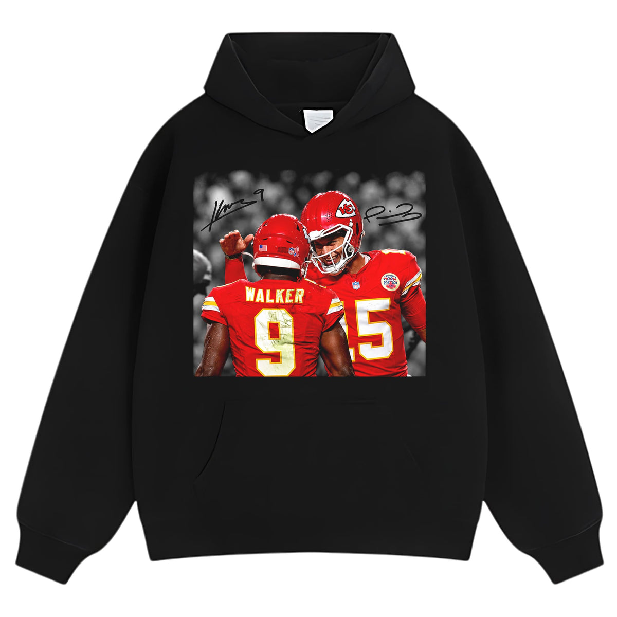 PATRICK MAHOMES & KENNETH WALKER III TANK TOP & TEE & LONG SLEEVE & LAYERED LS & HOODIE