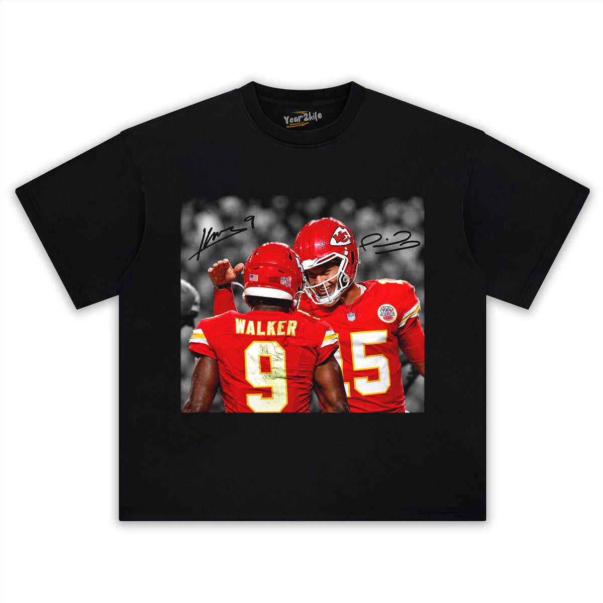 PATRICK MAHOMES & KENNETH WALKER III TANK TOP & TEE & LONG SLEEVE & LAYERED LS & HOODIE