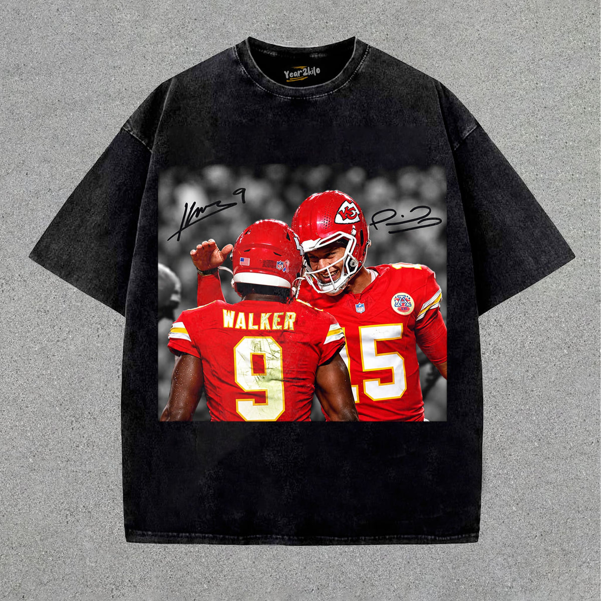 PATRICK MAHOMES & KENNETH WALKER III TANK TOP & TEE & LONG SLEEVE & LAYERED LS & HOODIE