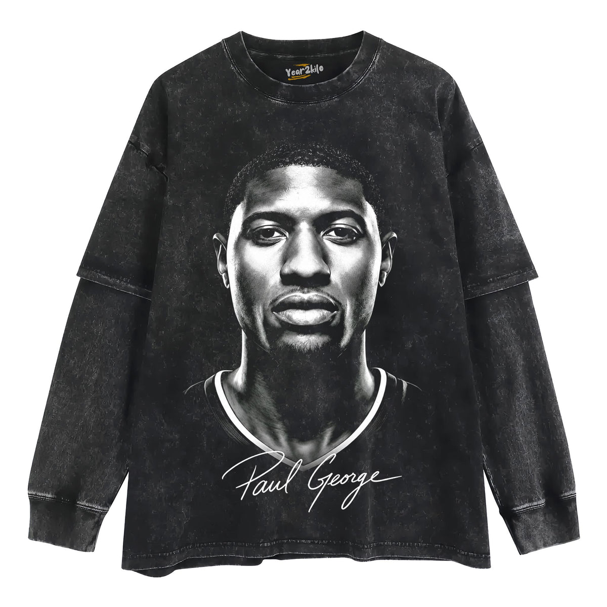 PAUL GEORGE BASKETBALL DESIGN V2 TANK TOP & TEE & LONG SLEEVE & LAYERED LS & HOODIE