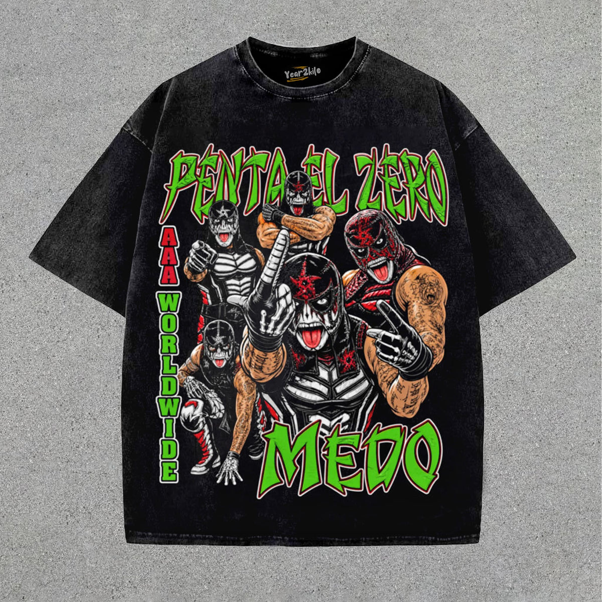 PENTA EL ZERO MIEDO AAA LUCHA LIBRE TANK TOP & TEE & LONG SLEEVE & LAYERED LS & HOODIE