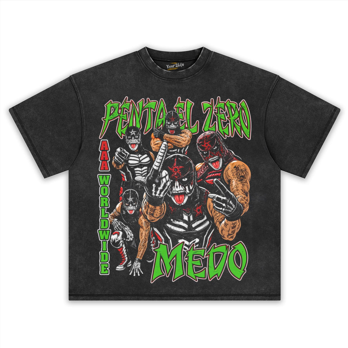 PENTA EL ZERO MIEDO AAA LUCHA LIBRE TANK TOP & TEE & LONG SLEEVE & LAYERED LS & HOODIE