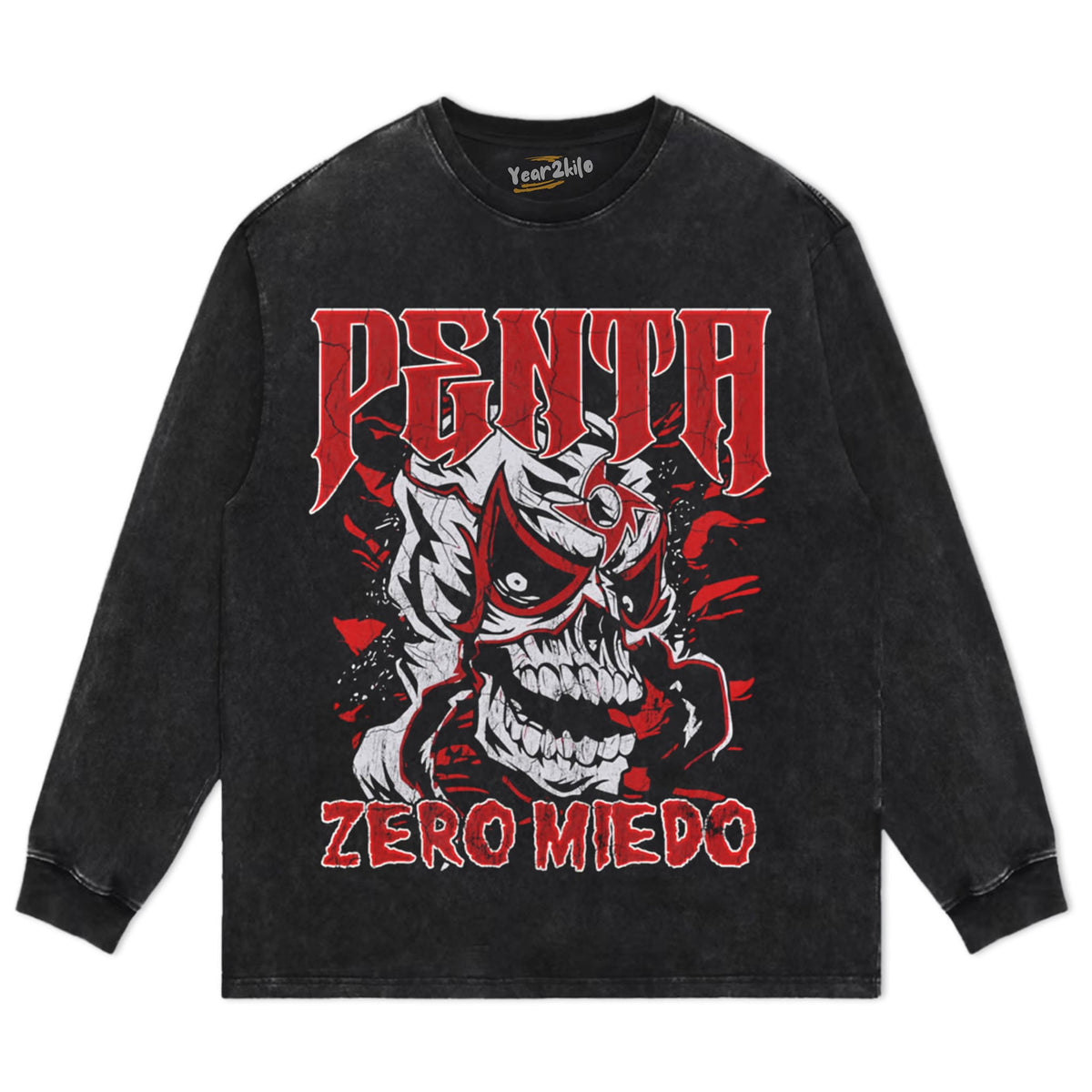 PENTA EL ZERO MIEDO LUCHA LIBRE WRESTLING TANK TOP & TEE & LONG SLEEVE & LAYERED LS & HOODIE