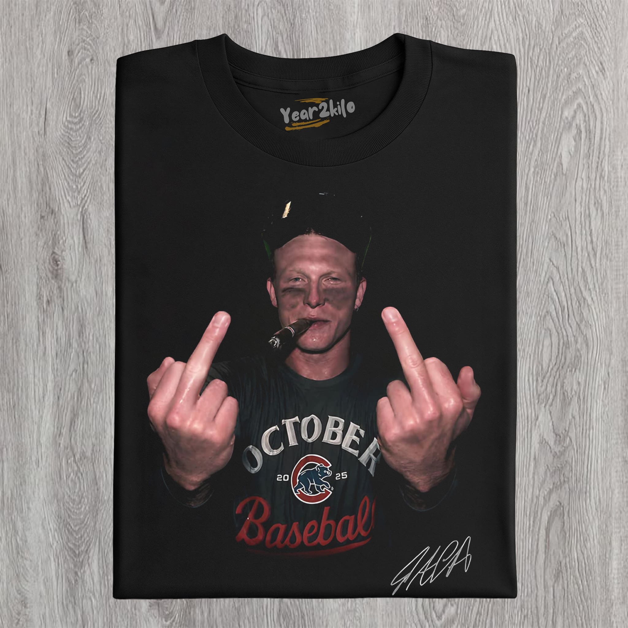 PETE CROW-ARMSTRONG - THE MIDDLE FINGER MEME TANK TOP & TEE & LONG SLEEVE & LAYERED LS & HOODIE