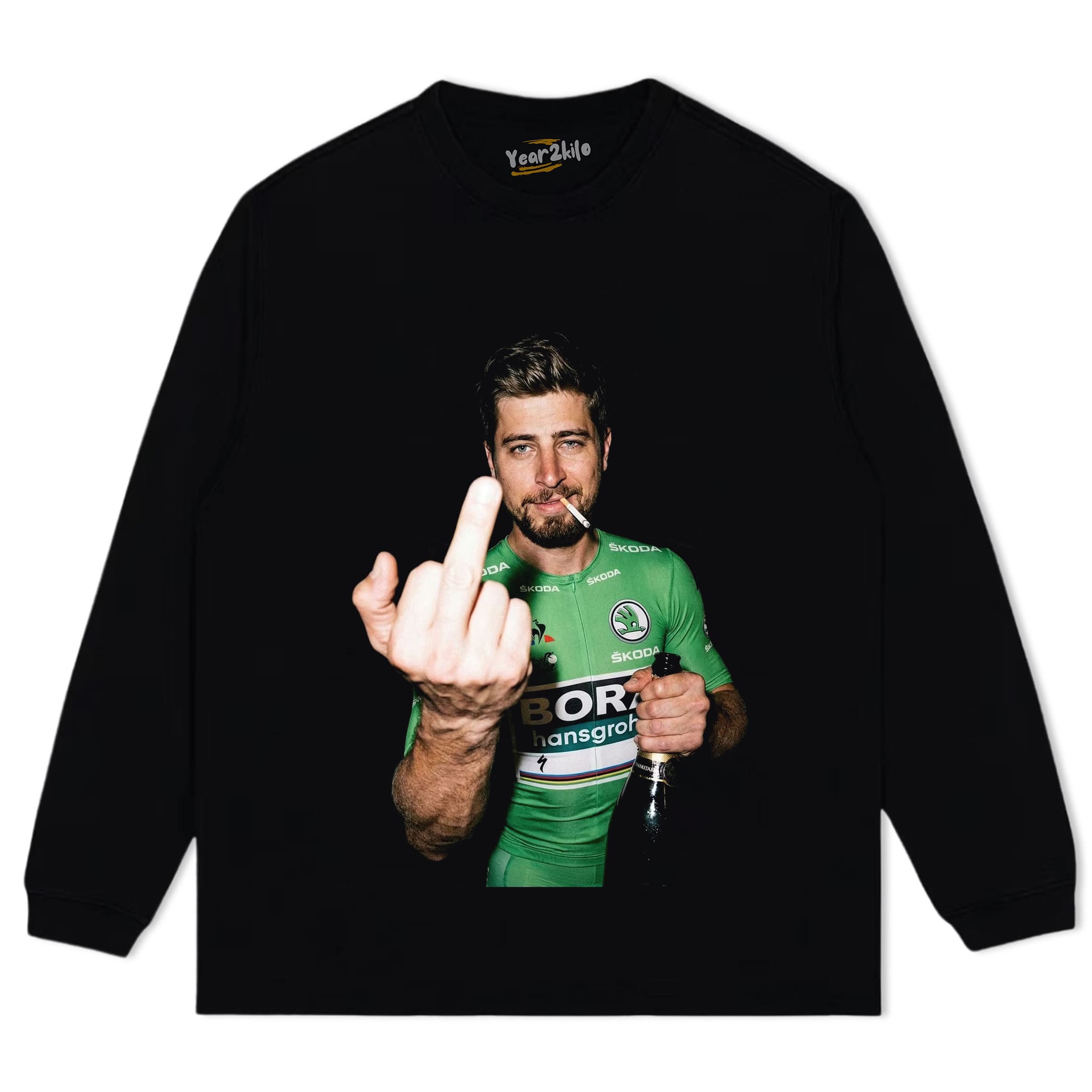 PETER SAGAN LEGEND TOUR DE FRANCE GREEN JERSEY POINTS KING V1 TANK TOP & TEE & LONG SLEEVE & LAYERED LS & HOODIE