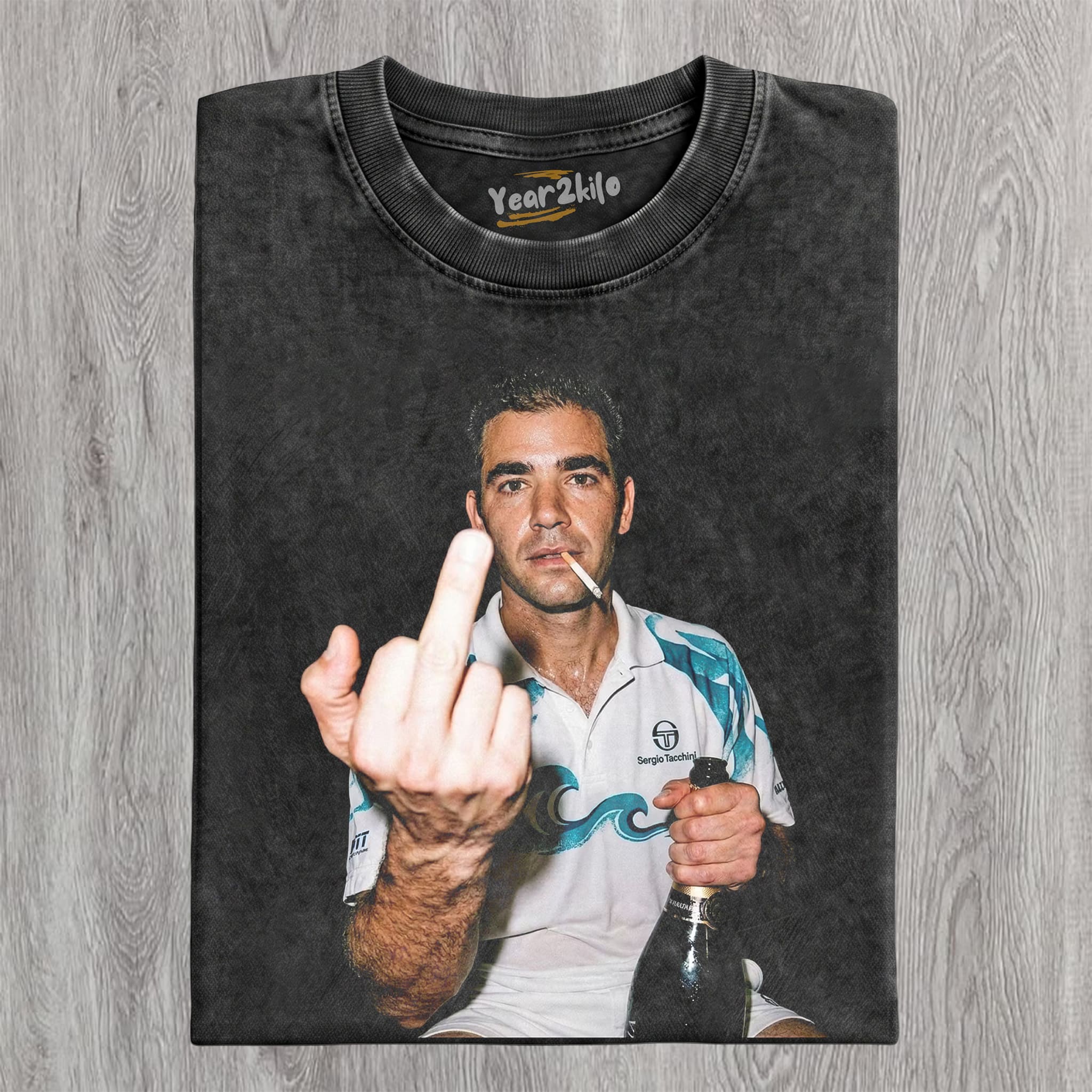 PETE SAMPRAS TENNIS LEGEND GRAPHIC TANK TOP & TEE & LONG SLEEVE & LAYERED LS & HOODIE