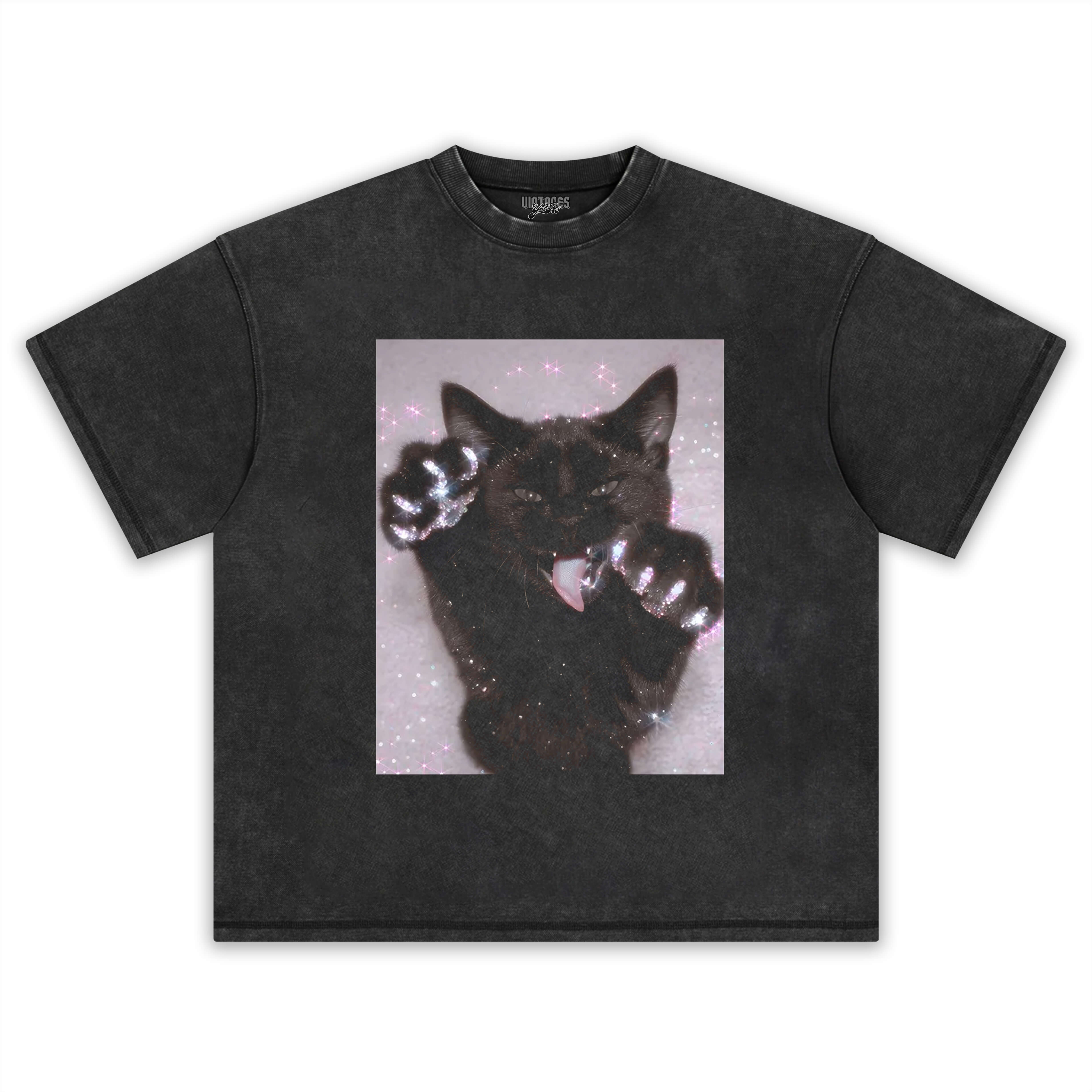 PINK DIAMOND CAT TEE