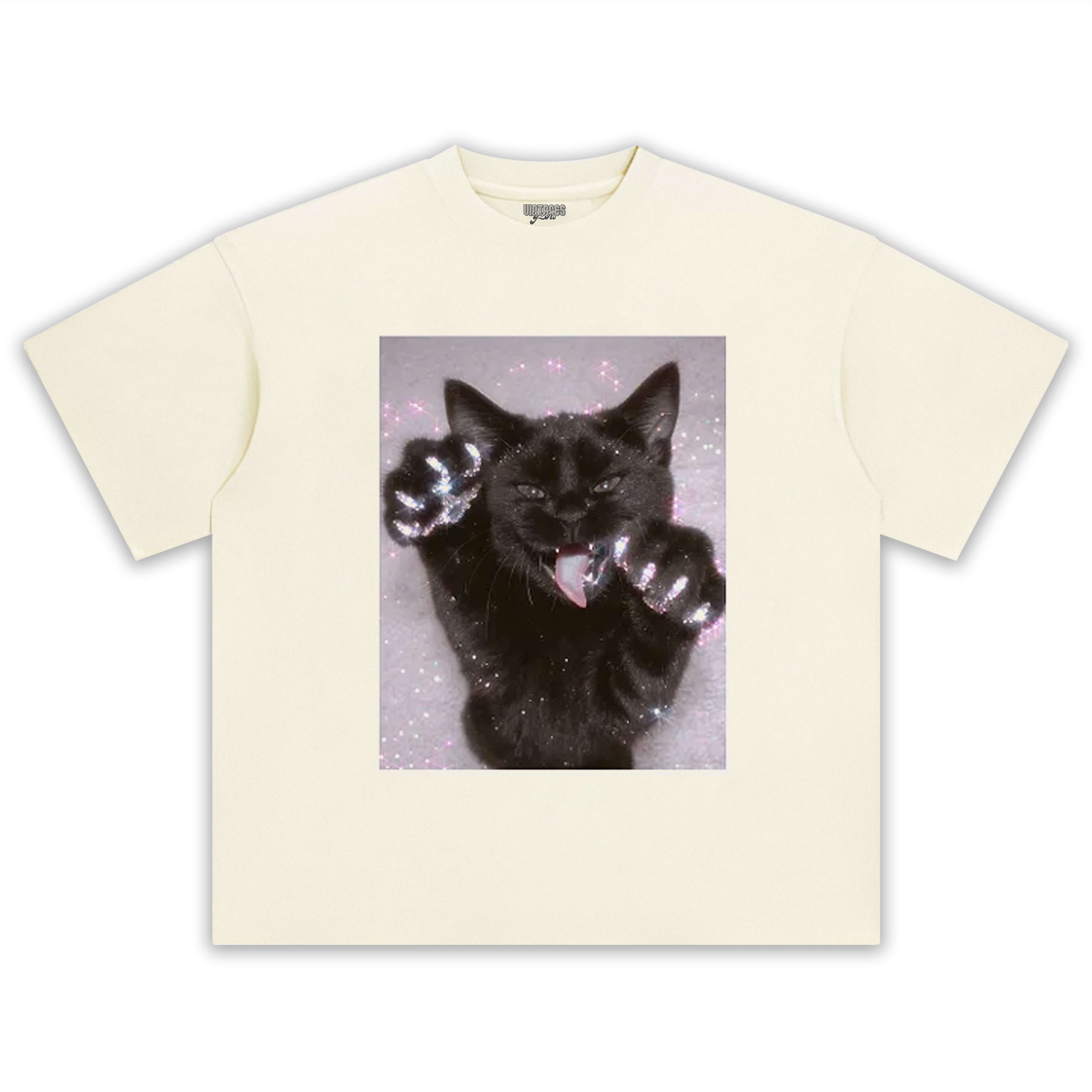 PINK DIAMOND CAT TEE