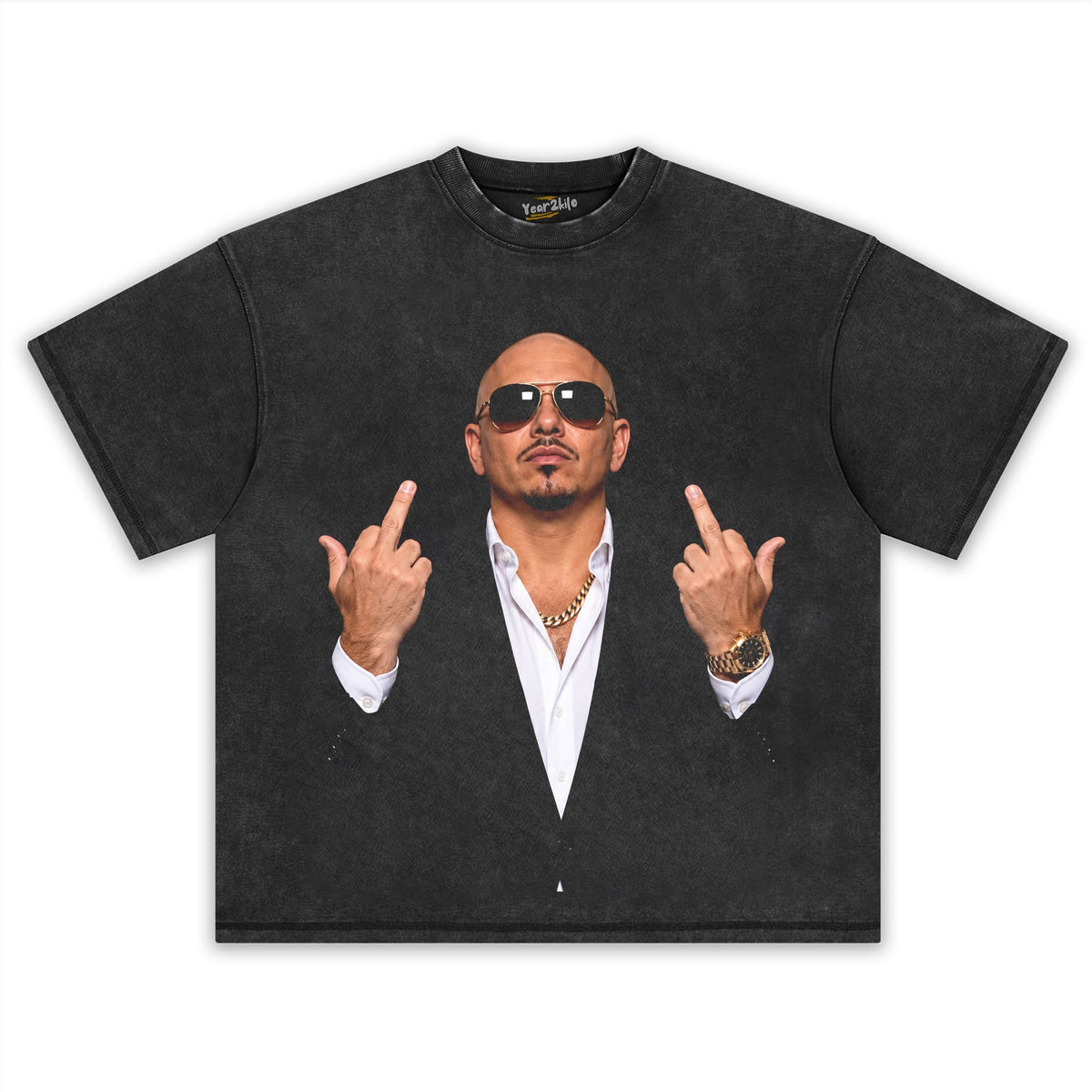 PITBULL - MIDDLE FINGER TANK TOP & TEE & LONG SLEEVE & LAYERED LS & HOODIE