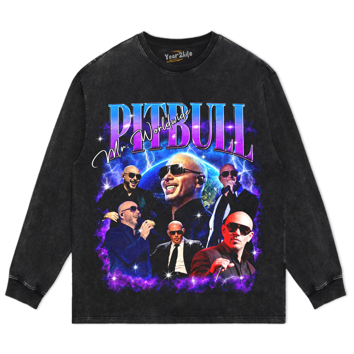 PITBULL - VINTAGE TANK TOP & TEE & LONG SLEEVE & LAYERED LS & HOODIE