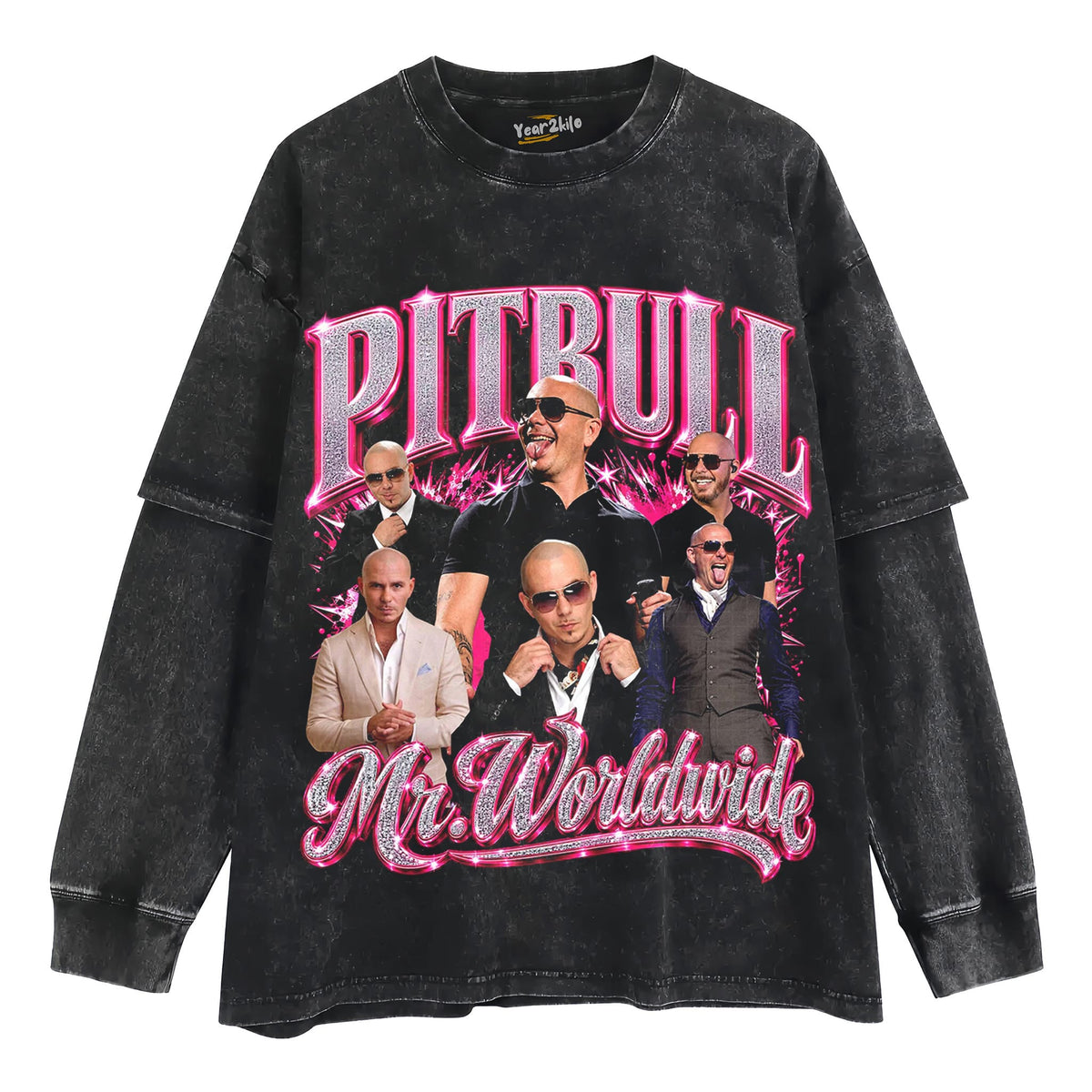 PITBULL - VINTAGE V4 TANK TOP & TEE & LONG SLEEVE & LAYERED LS & HOODIE