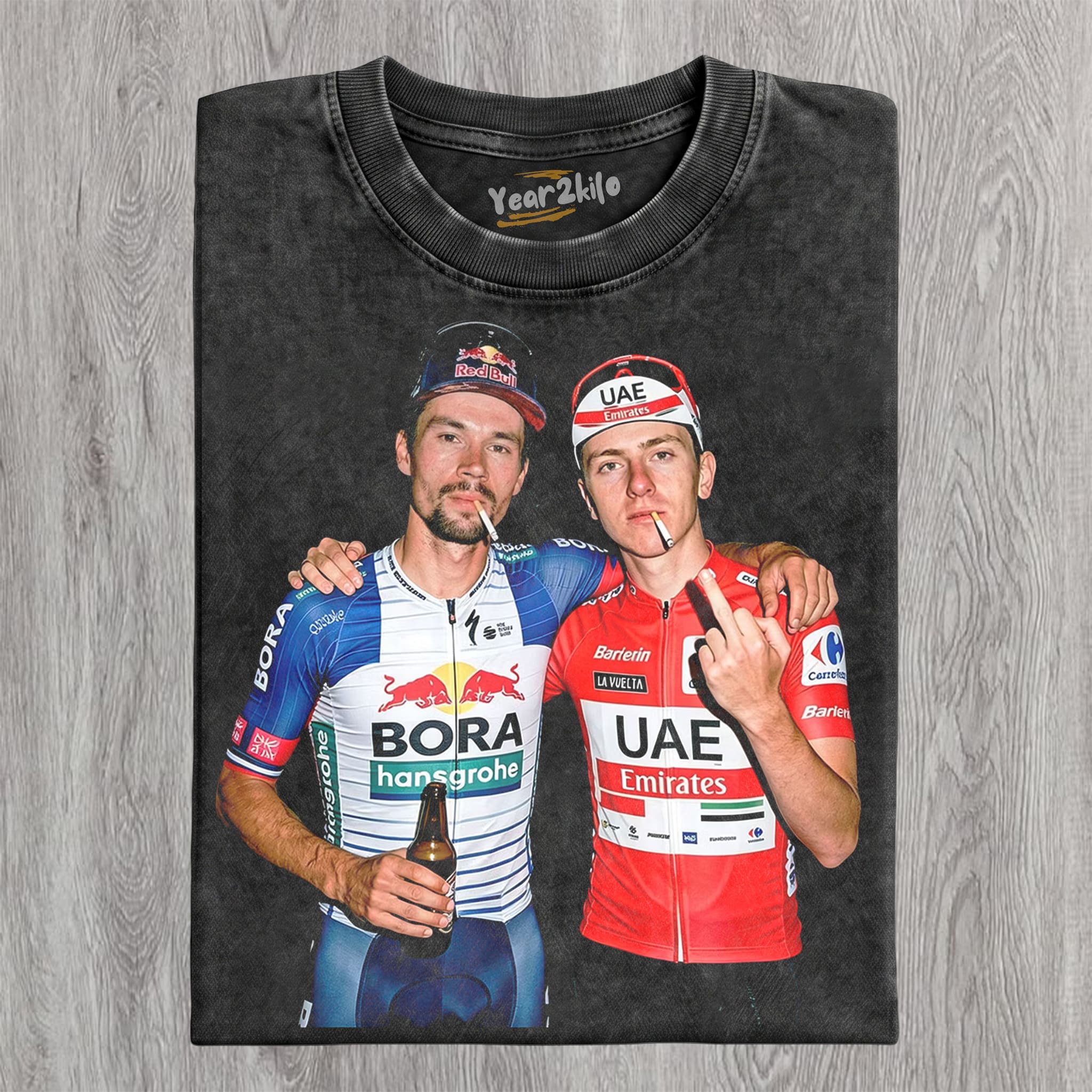 PRIMOŽ ROGLIČ & TADEJ POGAČAR LA VUELTA A ESPAÑA V1 TANK TOP & TEE & LONG SLEEVE & LAYERED LS & HOODIE