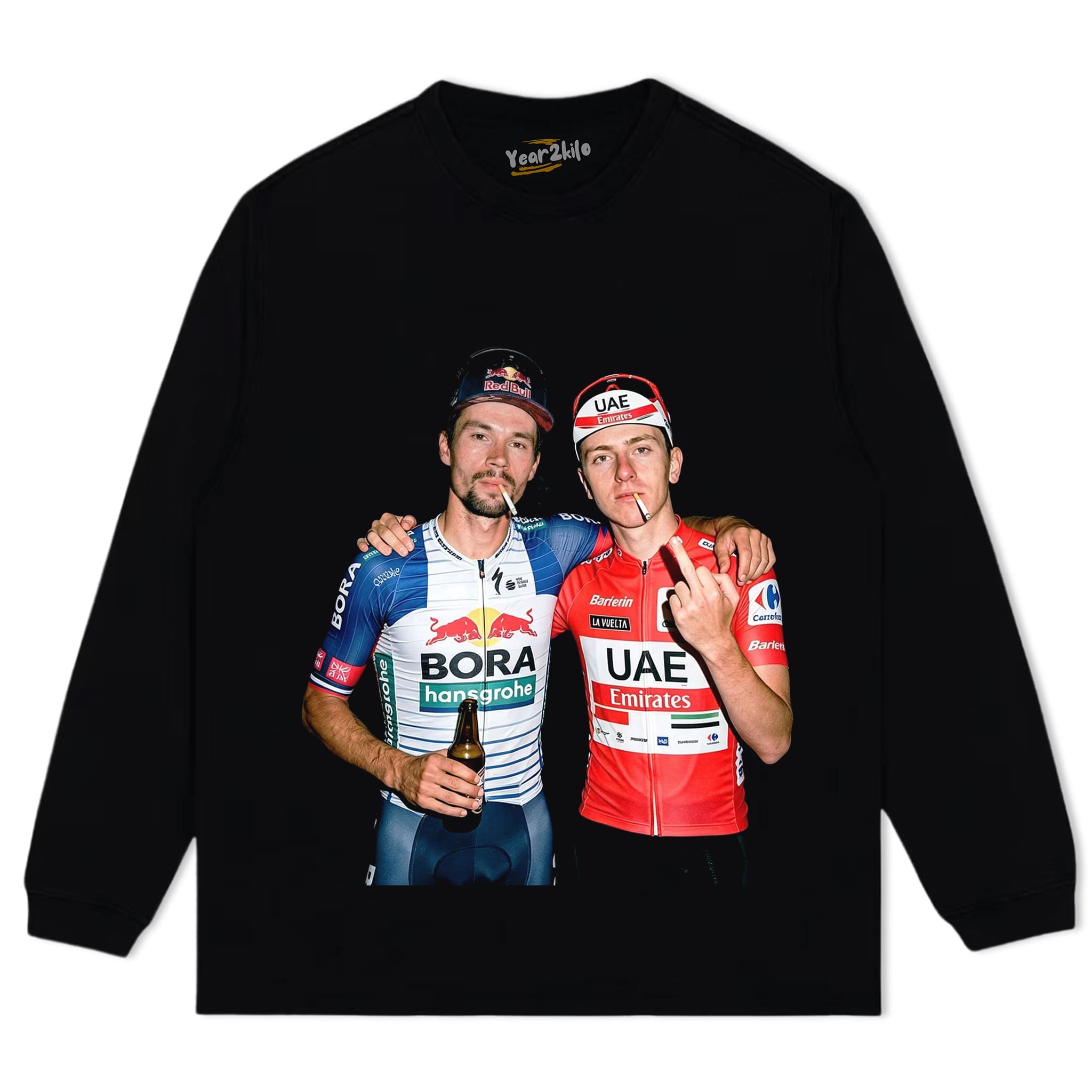 PRIMOŽ ROGLIČ & TADEJ POGAČAR LA VUELTA A ESPAÑA V1 TANK TOP & TEE & LONG SLEEVE & LAYERED LS & HOODIE