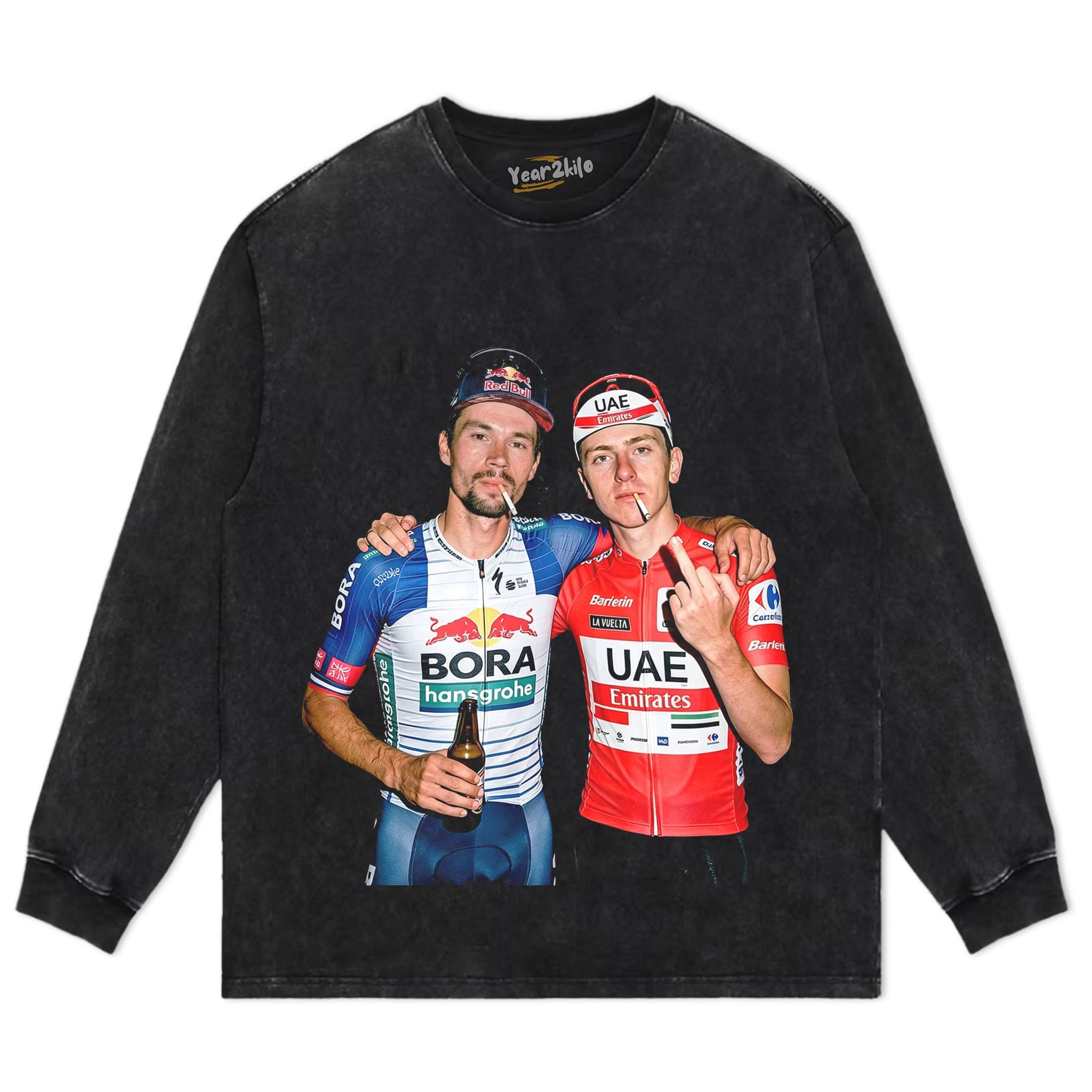 PRIMOŽ ROGLIČ & TADEJ POGAČAR LA VUELTA A ESPAÑA V1 TANK TOP & TEE & LONG SLEEVE & LAYERED LS & HOODIE