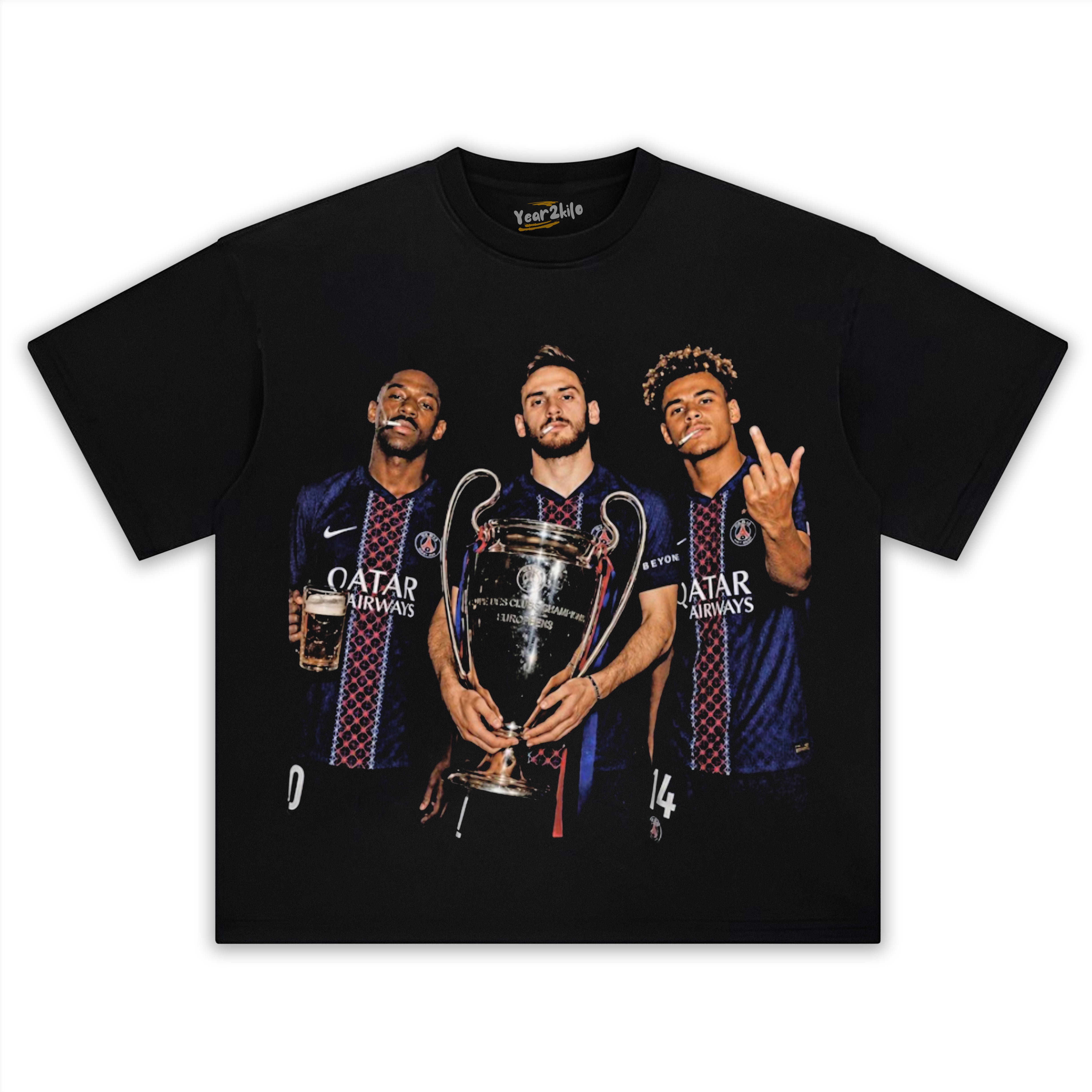 PSG CHAMPIONS TANK TOP & TEE & LONG SLEEVE & LAYERED LS & HOODIE