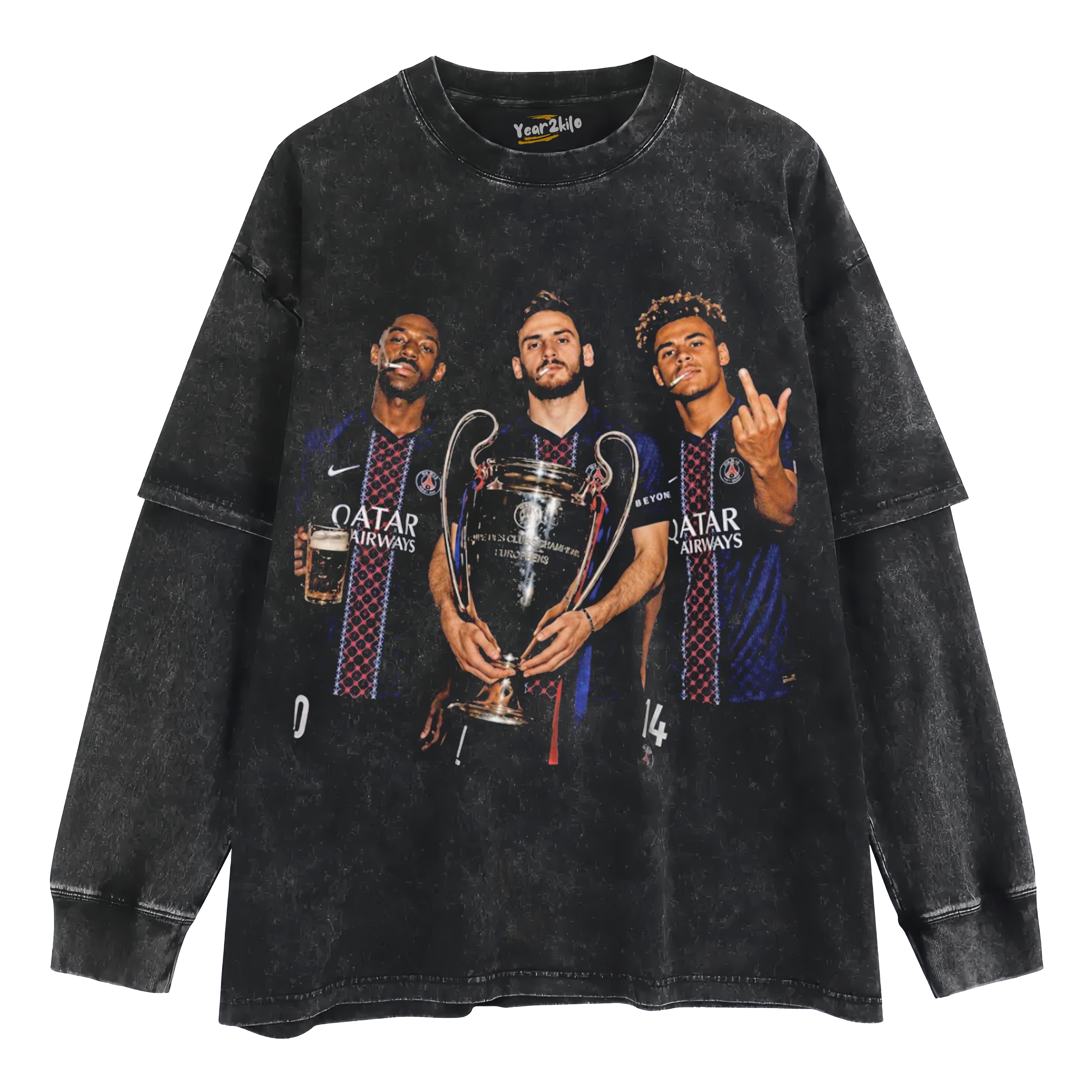PSG CHAMPIONS TANK TOP & TEE & LONG SLEEVE & LAYERED LS & HOODIE