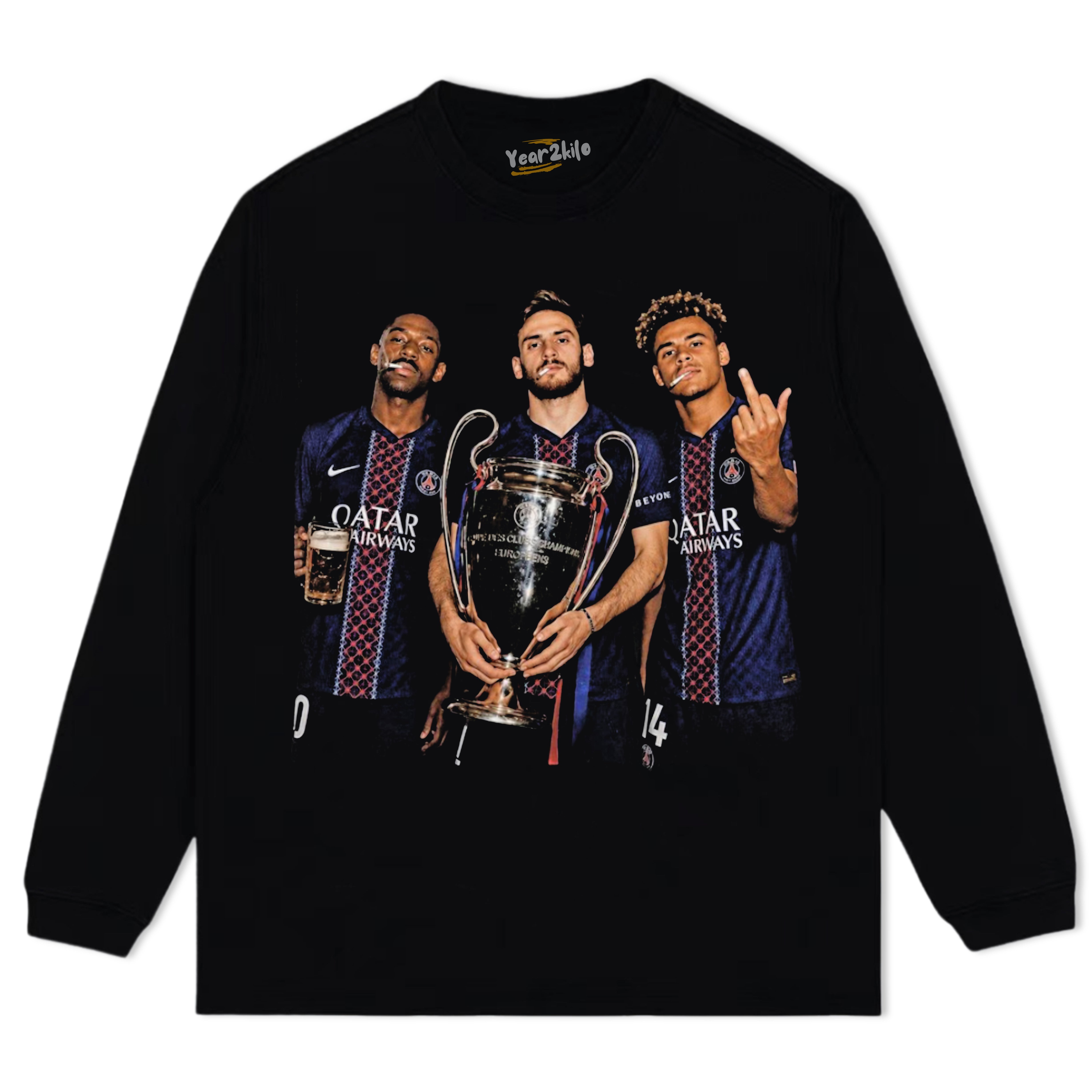 PSG CHAMPIONS TANK TOP & TEE & LONG SLEEVE & LAYERED LS & HOODIE