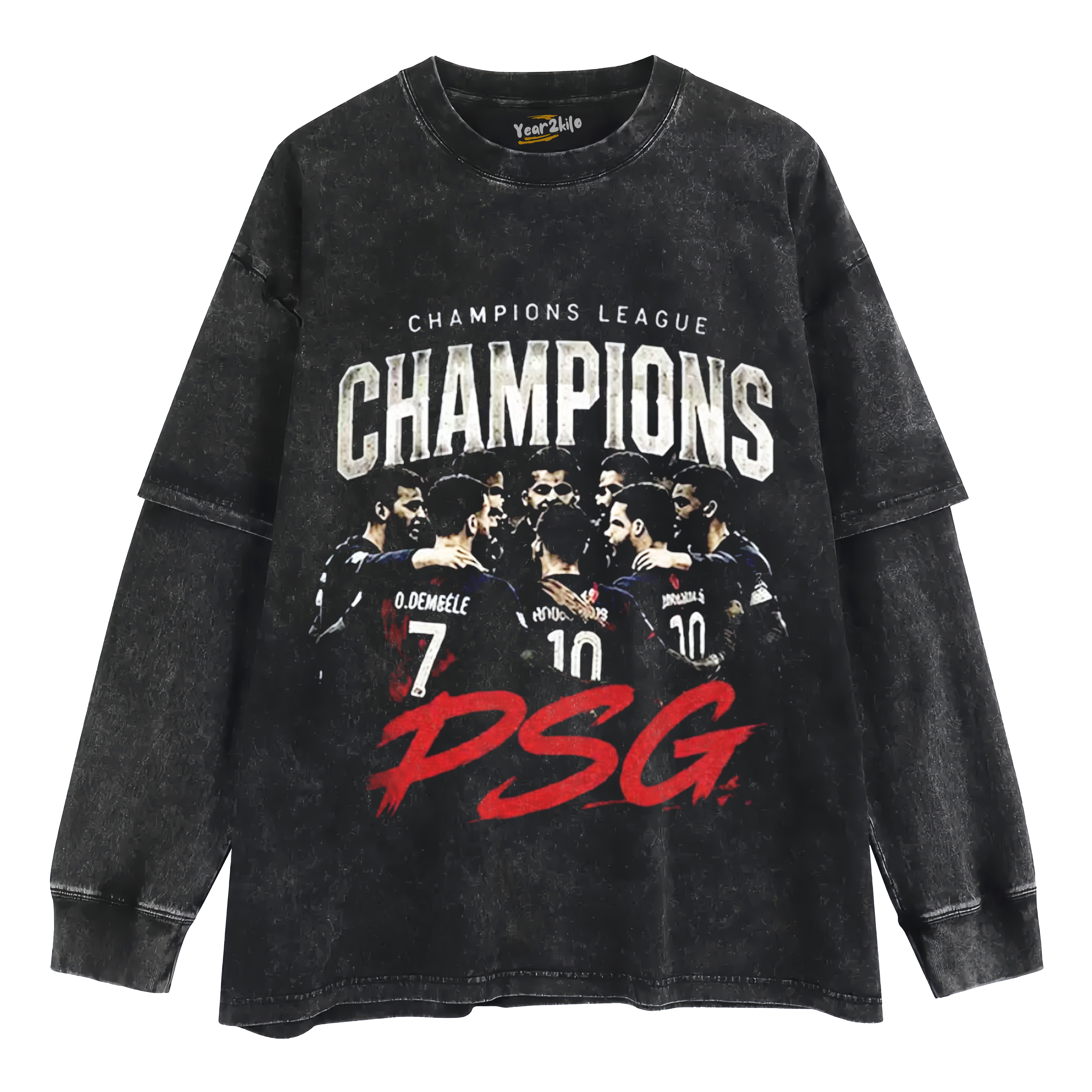 PSG CHAMPIONS V5 TANK TOP & TEE & LONG SLEEVE & LAYERED LS & HOODIE